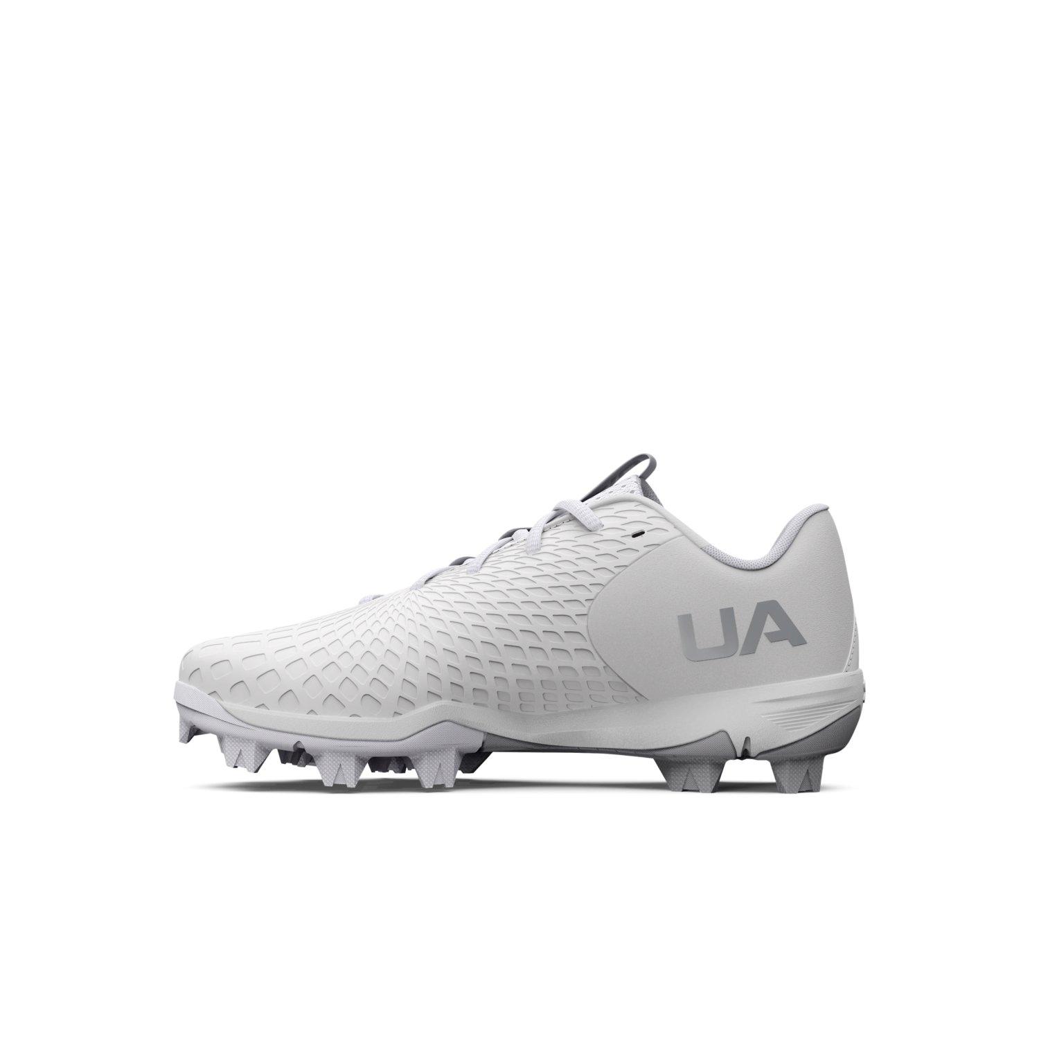 Under Armour Glyde 2 RM Jr.  Preschool Girls' "White/Metallic Silver" Softball Cleat