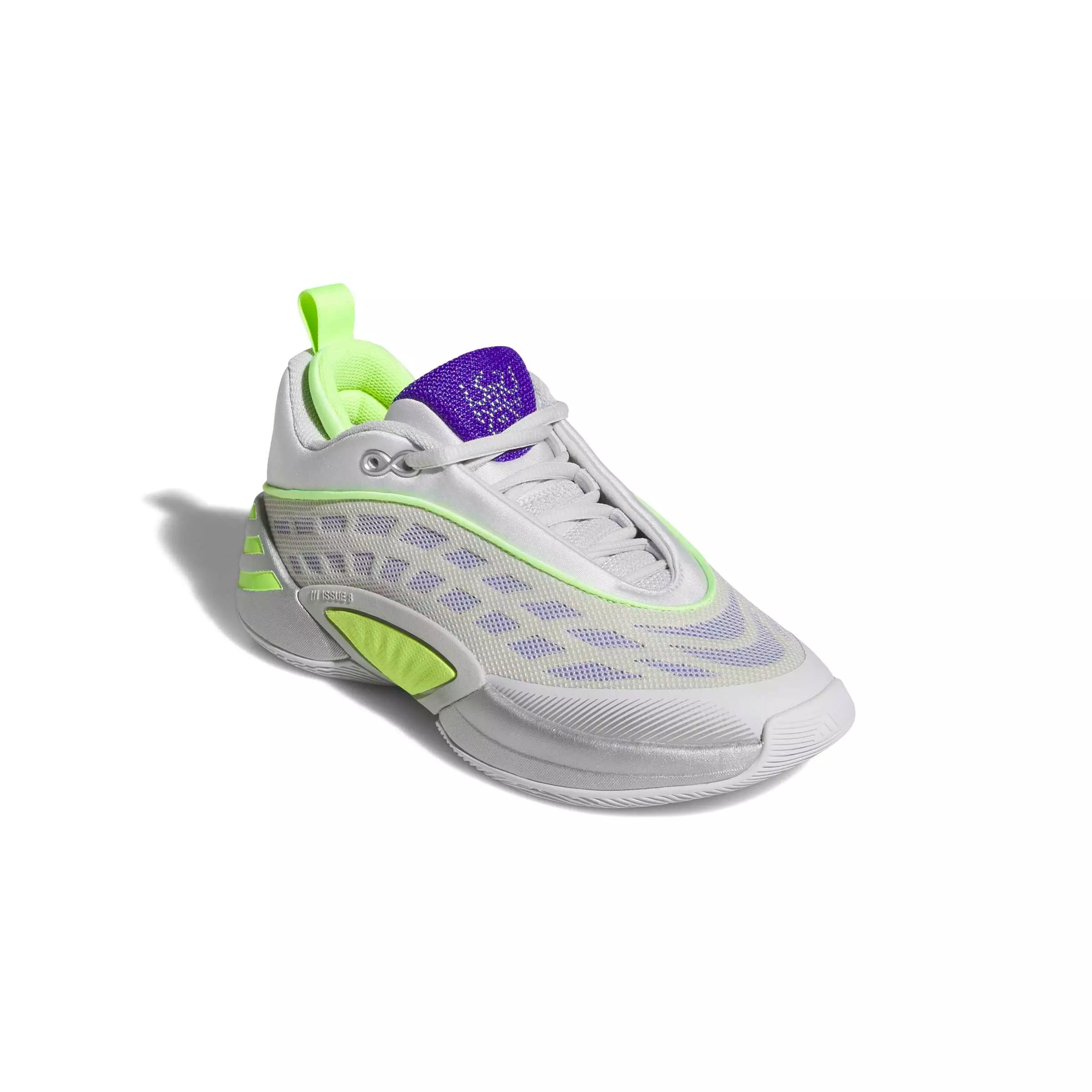 adidas D.O.N. Issue 8 "Silva Spida" Grade School Kids' Basketball Shoe - GREY