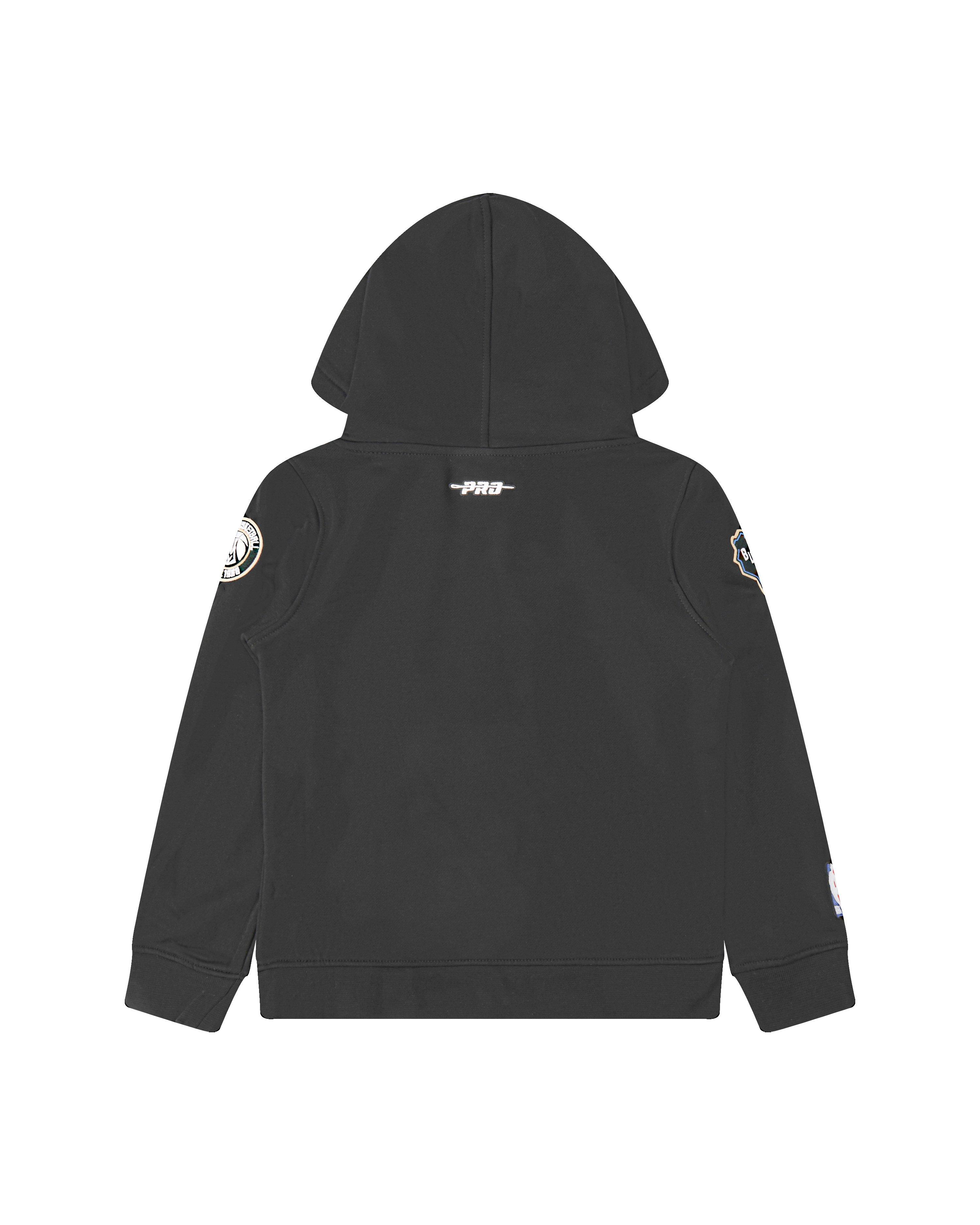 Pro Standard Little Boys​' NBA Milwaukee Bucks Classic Fleece PO​ Hoodie - Black - BLACK Thumbnail View 2