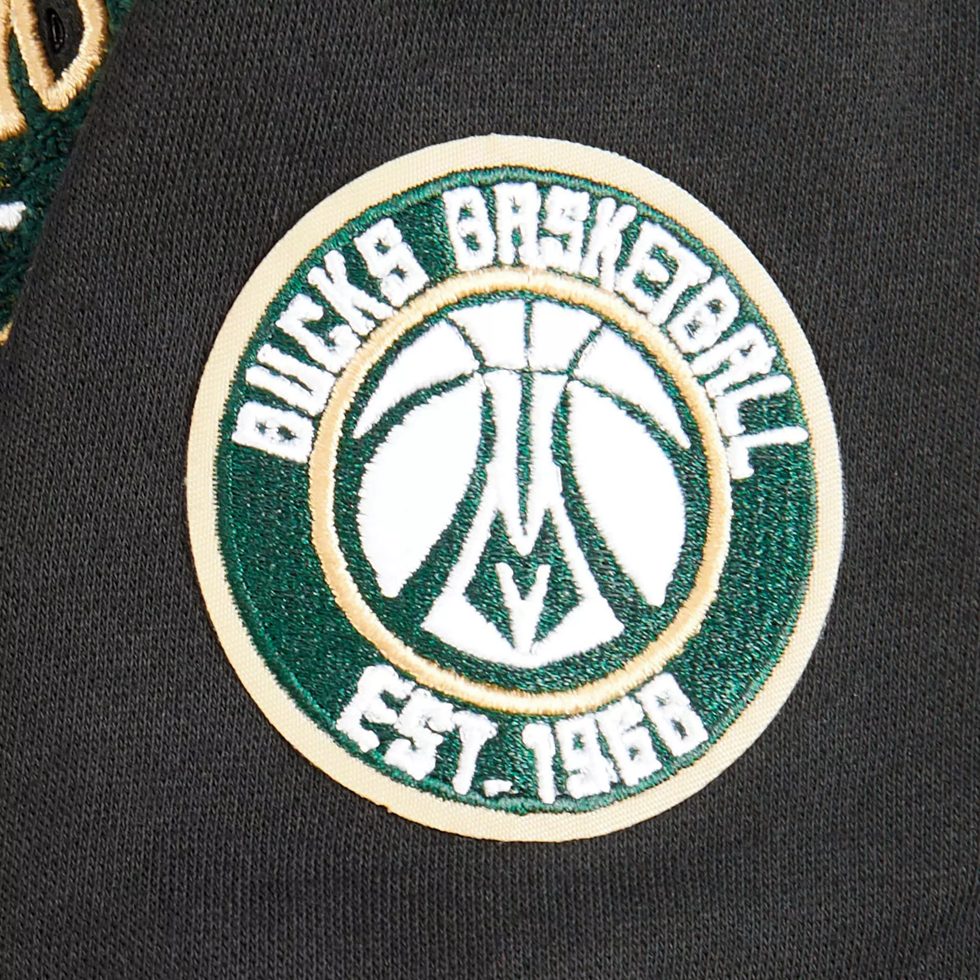 Pro Standard Little Boys​' NBA Milwaukee Bucks Classic Fleece PO​ Hoodie -Black - BLACK