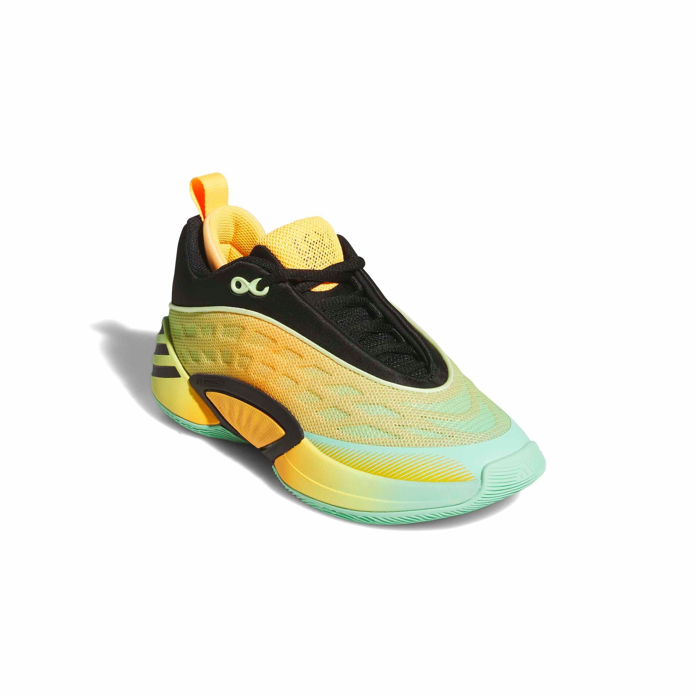 adidas D.O.N. Issue 8 "Lucid Tangerine" Grade School Kids' Basketball Shoe - TANGERINE/BLACK/MINT