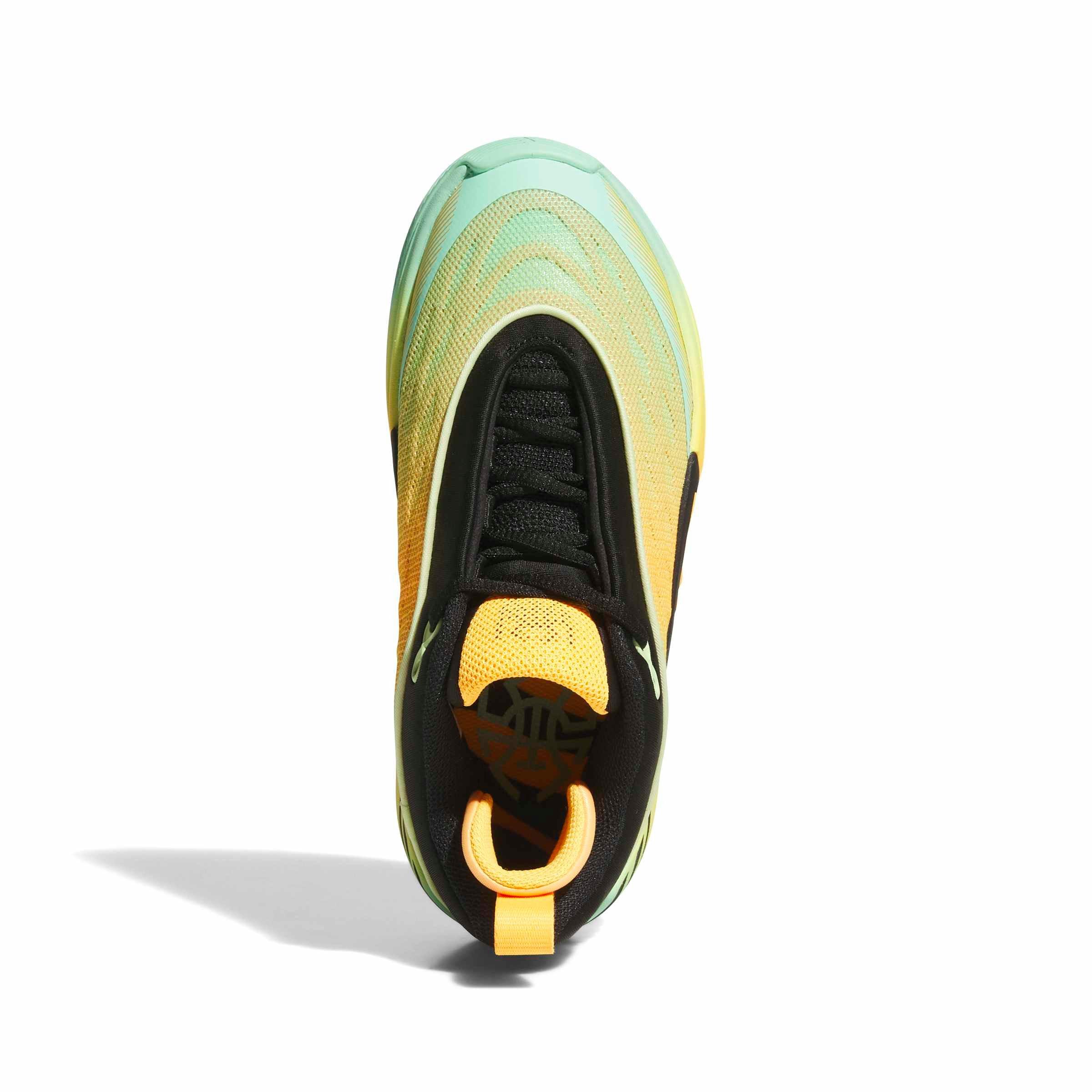 adidas D.O.N. Issue 8 "Lucid Tangerine" Grade School Kids' Basketball Shoe - TANGERINE/BLACK/MINT