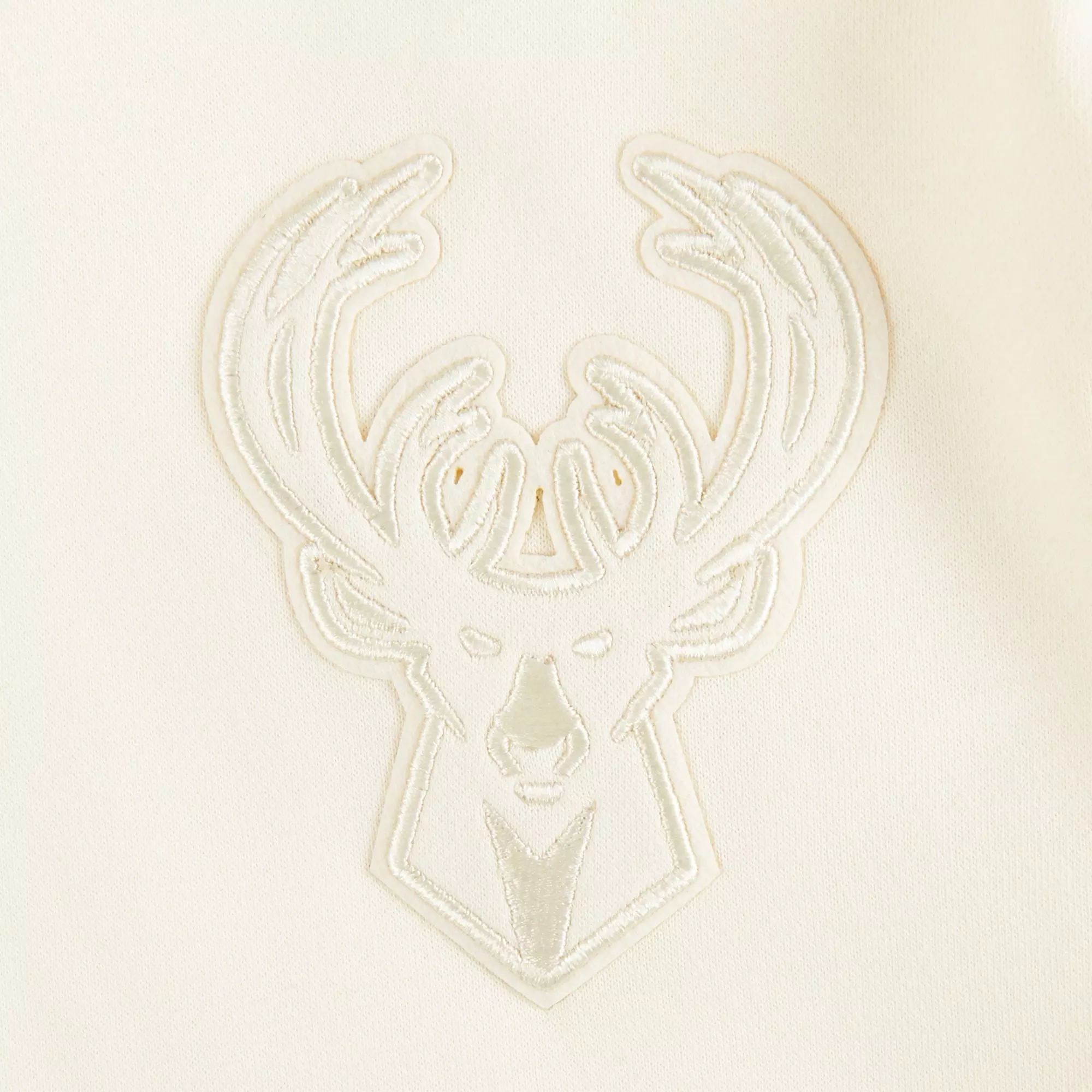 Pro Standard Little Boys​' NBA Milwaukee Bucks Neutral Fleece PO​ Hoodie - Cream - CREAM