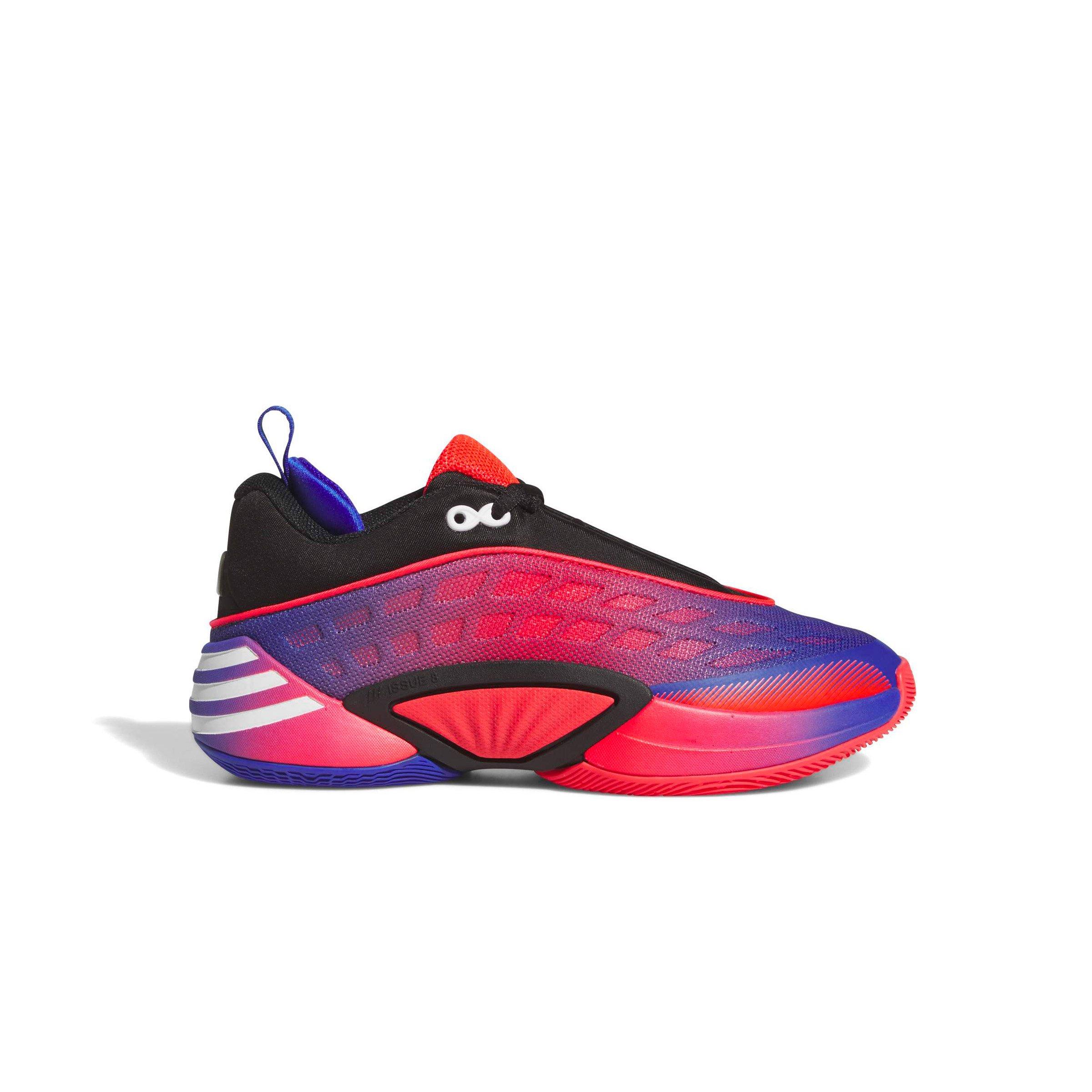 adidas D.O.N. Issue 8 "Spida-Man" Grade School Kids' Basketball Shoe - RED/BLUE