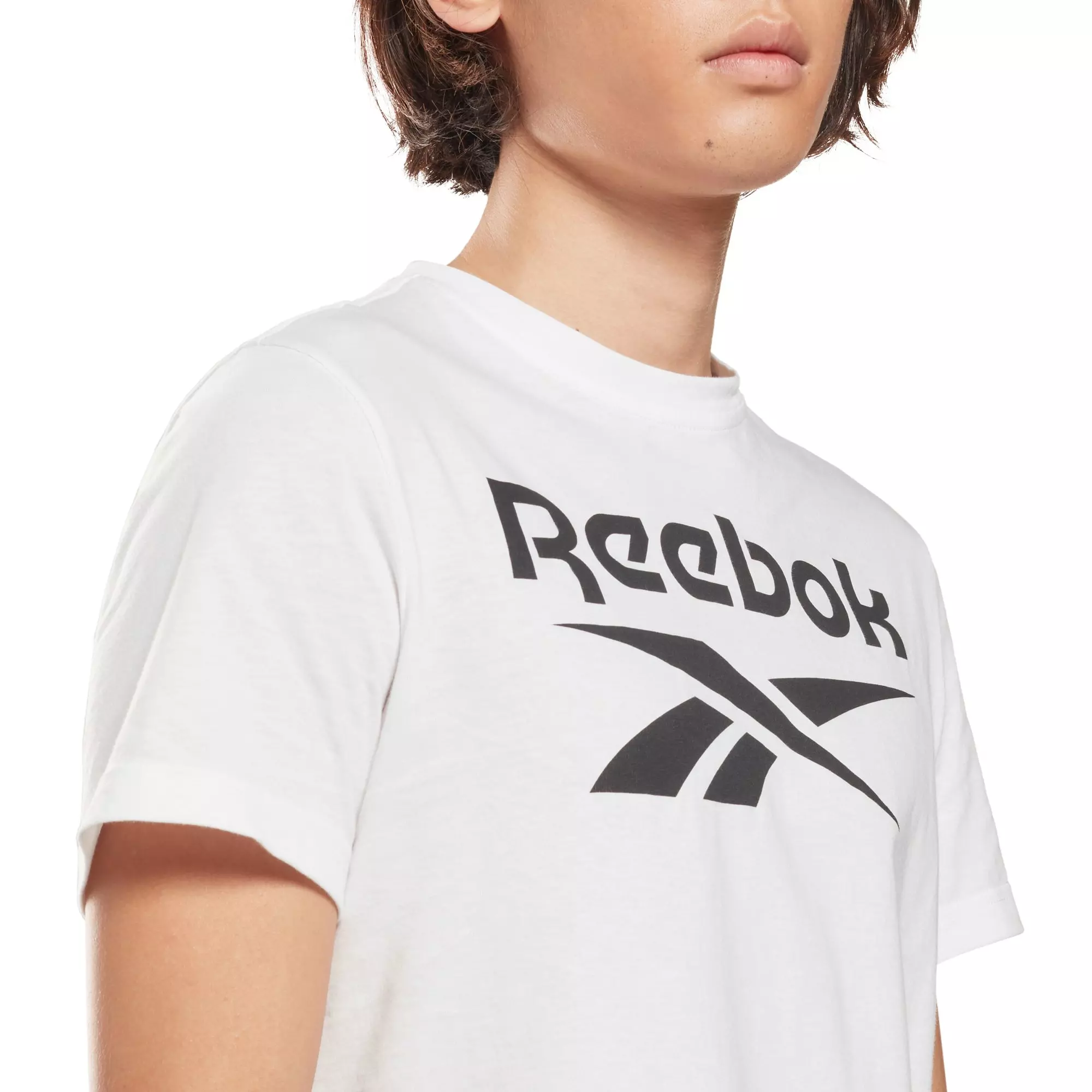 Reebok Men's Identity Big Logo Tee - White - WHITE
