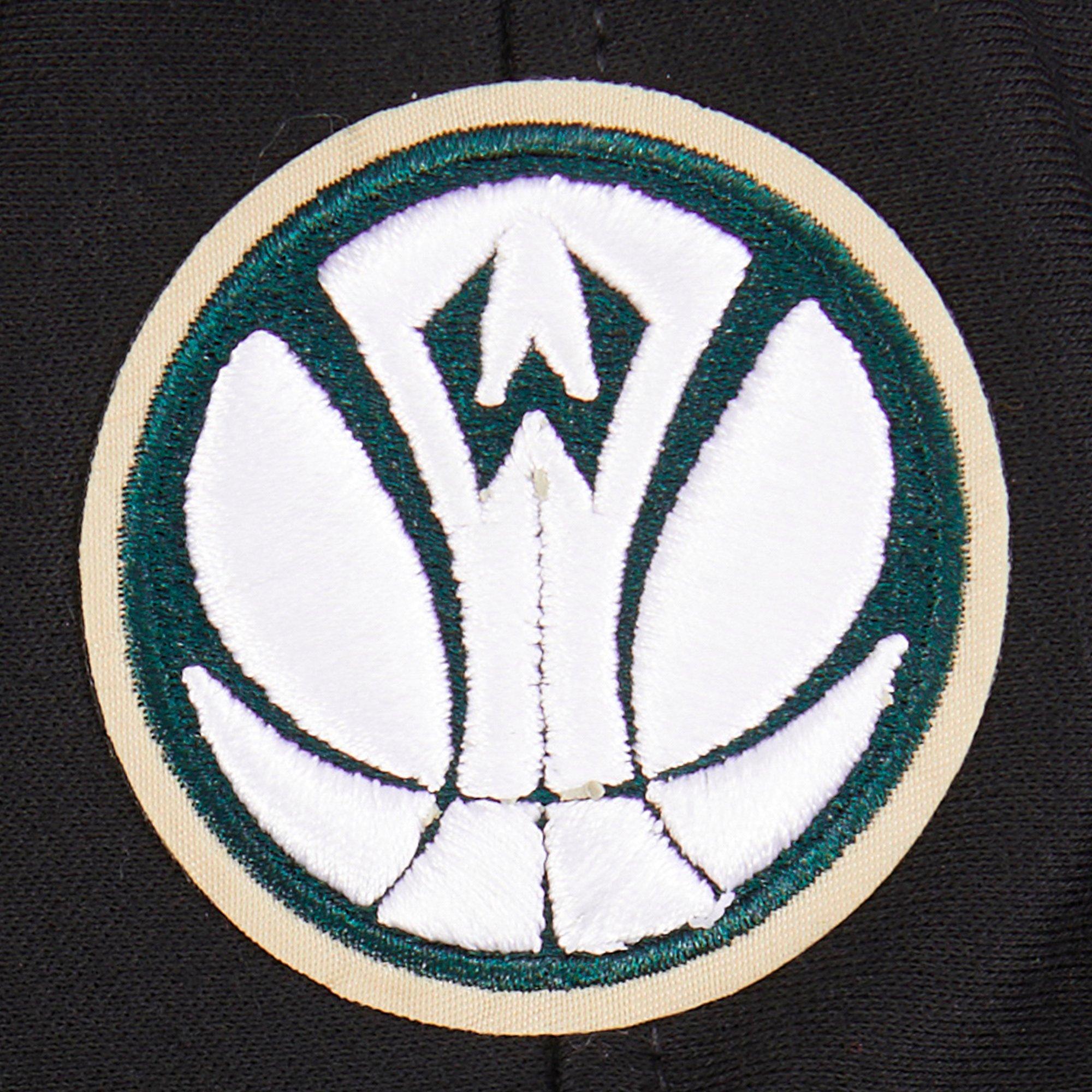 Pro Standard Little Boys​' NBA Milwaukee Bucks Retro Classic Rib Fleece PO Hoodie - Black - BLACK Thumbnail View 3