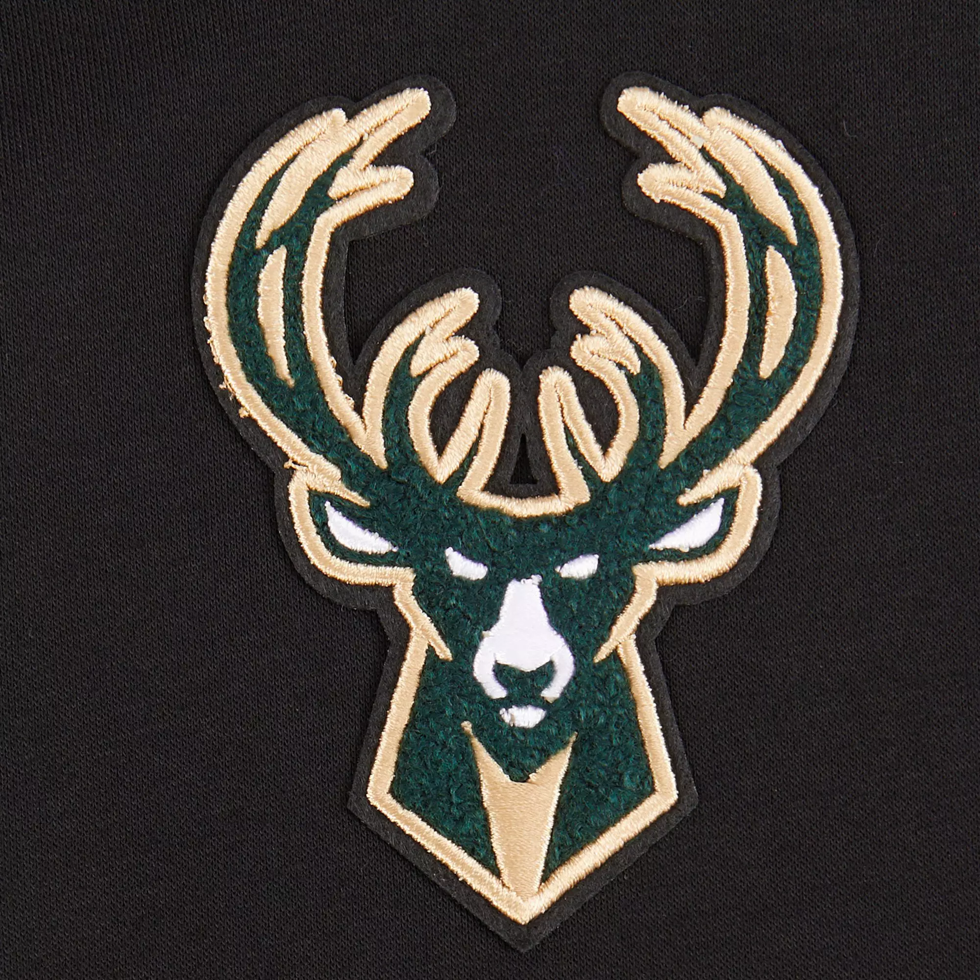 Pro Standard Little Boys​' NBA Milwaukee Bucks Retro Classic Rib Fleece PO Hoodie - Black - BLACK