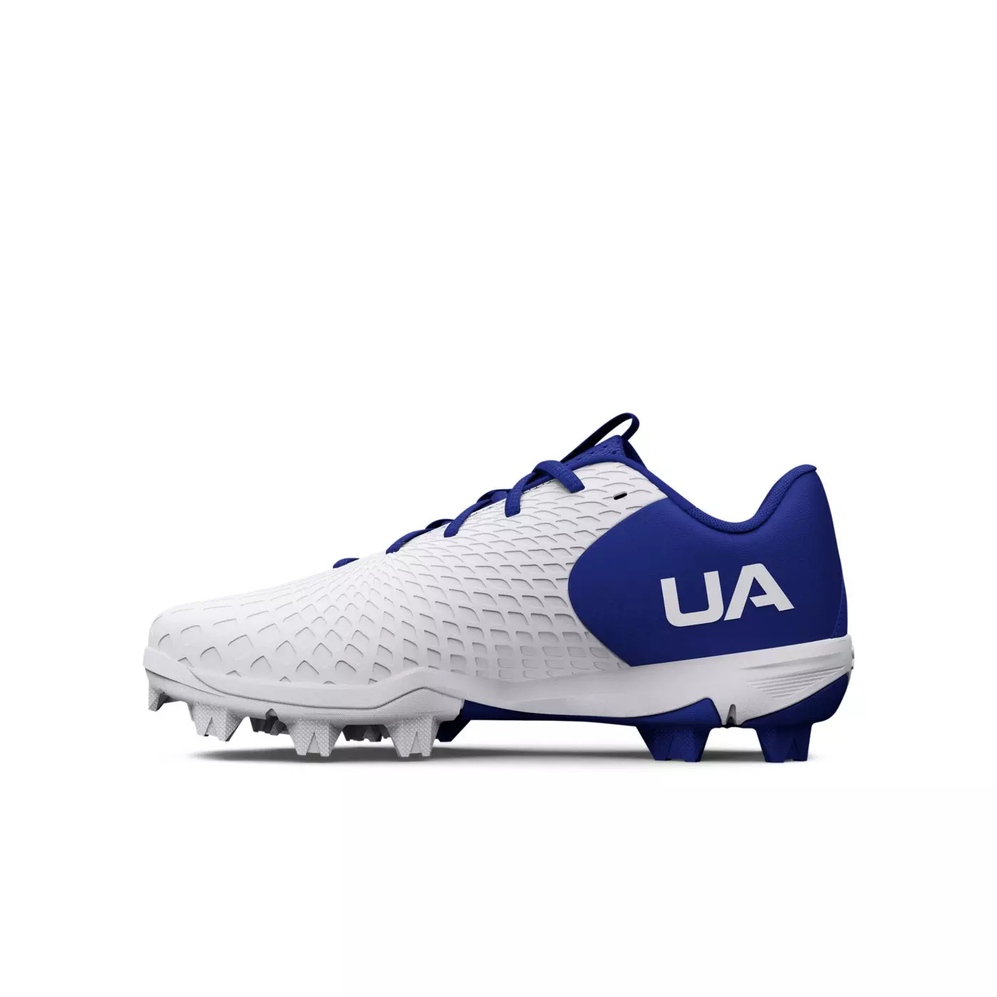 Under Armour Glyde 2 RM Jr. "White/Royal" Grade School Girls' Softball Cleat - WHITE/ROYAL