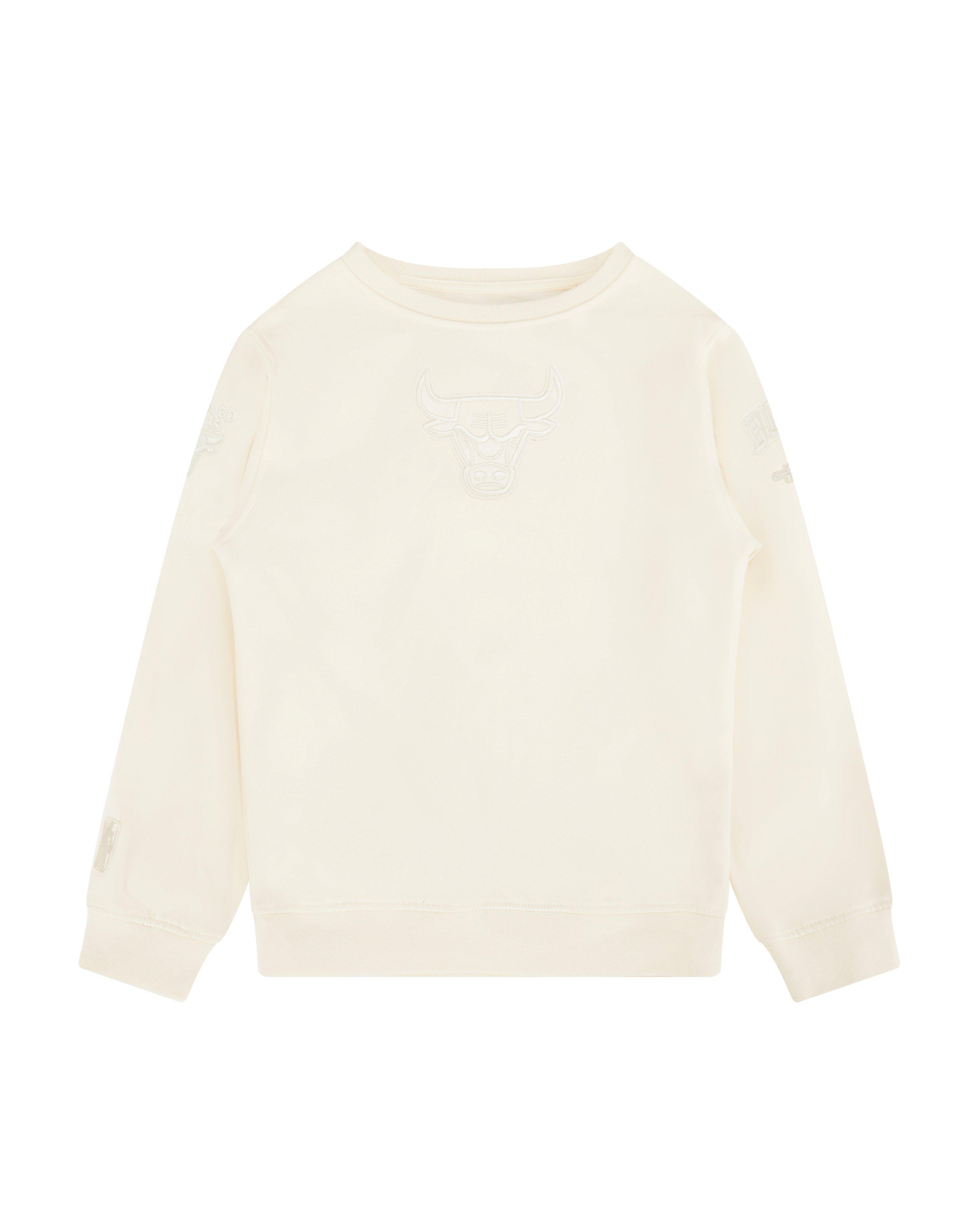 Pro Standard Toddler Boys' NBA Chicago Bulls Neutral Fleece Crewneck -Cream - CREAM Thumbnail View 1