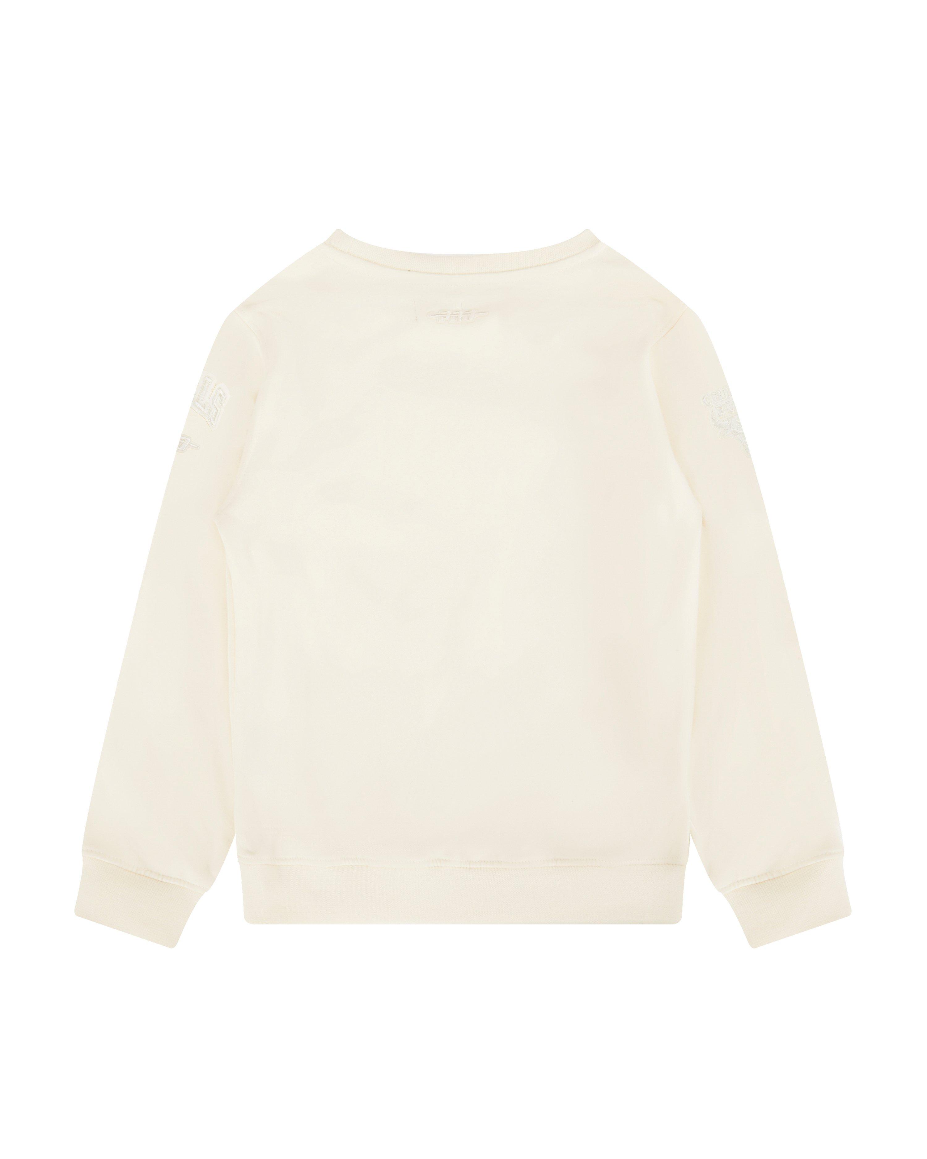 Pro Standard Toddler Boys' NBA Chicago Bulls Neutral Fleece Crewneck -Cream - CREAM Thumbnail View 2