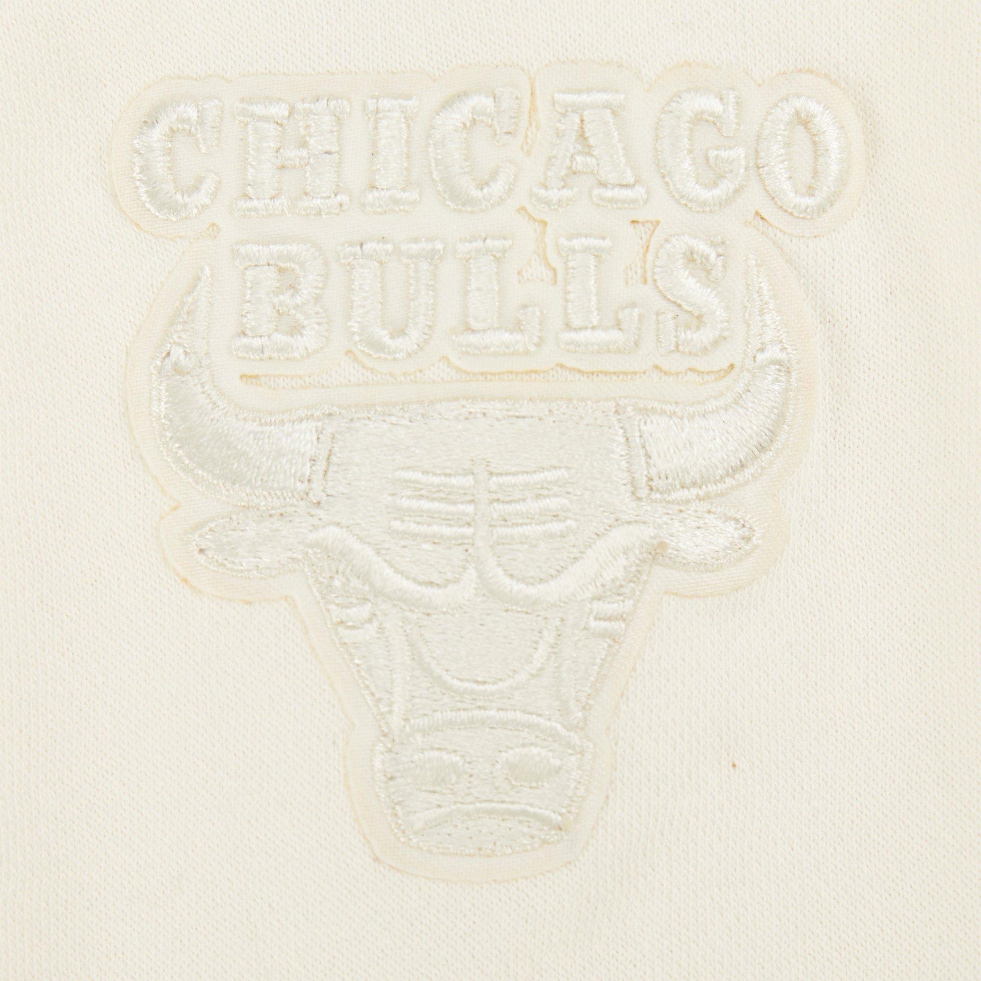 Pro Standard Toddler Boys' NBA Chicago Bulls Neutral Fleece Crewneck - Cream - CREAM Thumbnail View 3