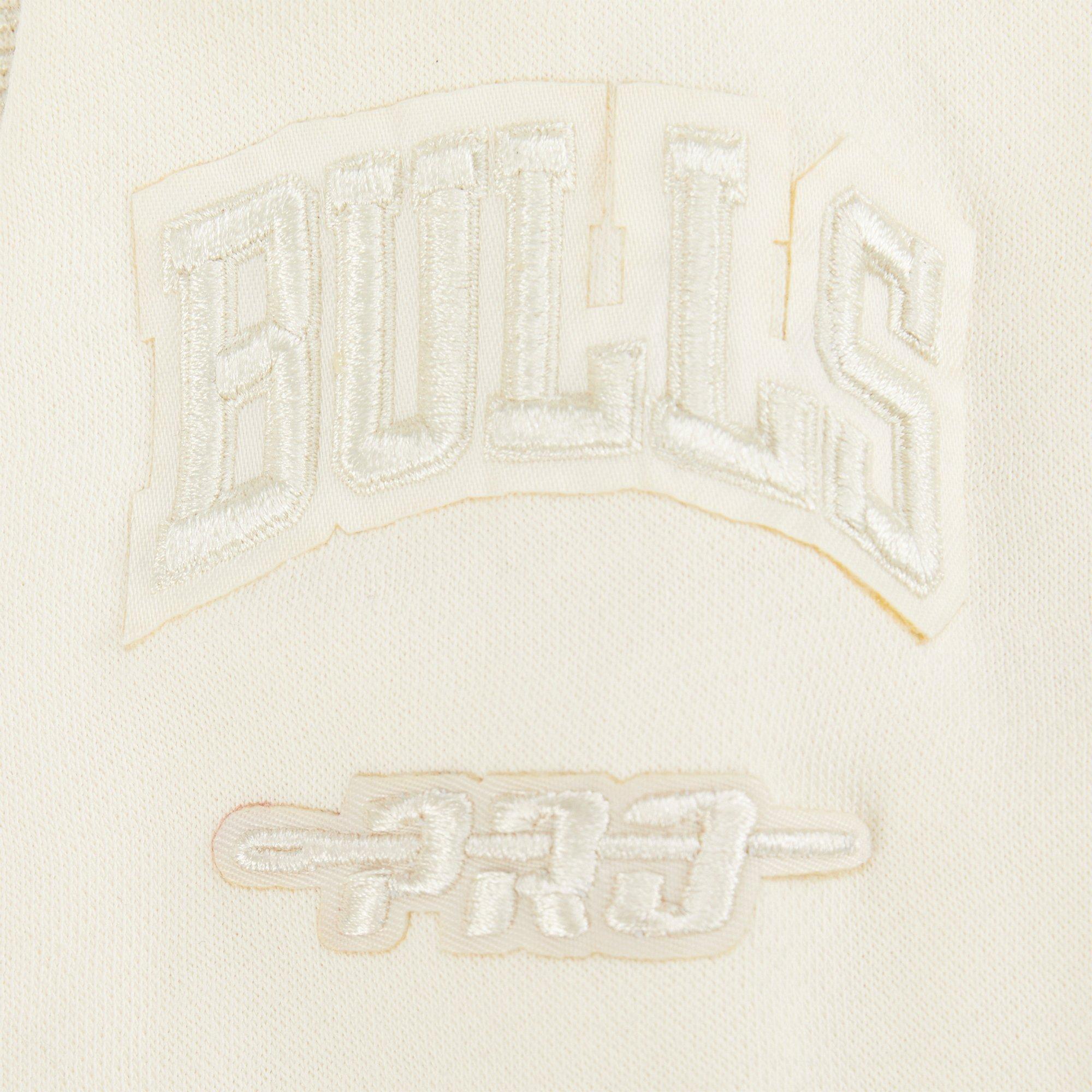 Pro Standard Toddler Boys' NBA Chicago Bulls Neutral Fleece Crewneck - Cream - CREAM Thumbnail View 4