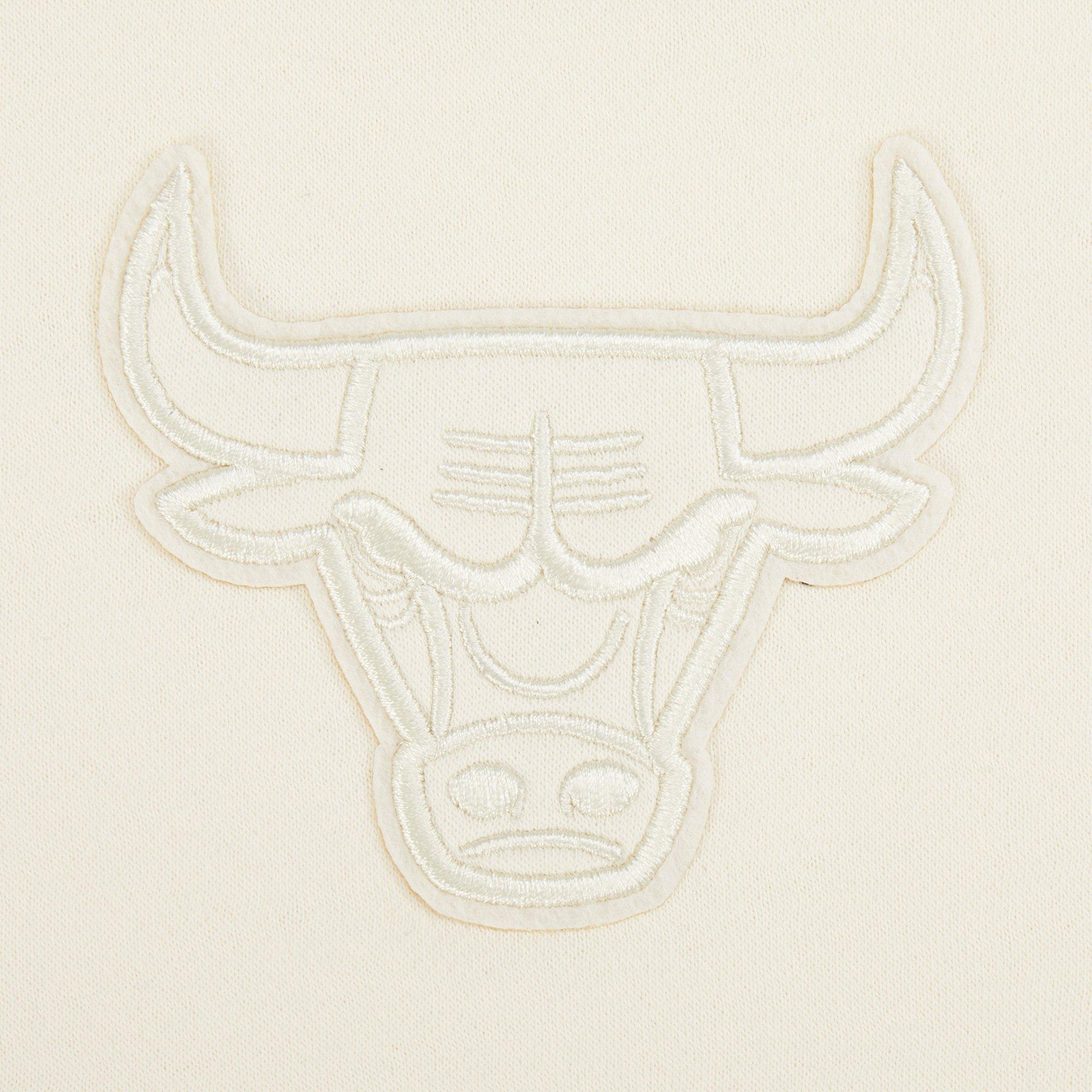 Pro Standard Toddler Boys' NBA Chicago Bulls Neutral Fleece Crewneck -Cream - CREAM Thumbnail View 5