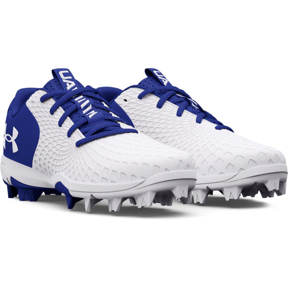 Under Armour Glyde 2 RM Jr.  Preschool Girls' "White/Royal" Softball Cleat