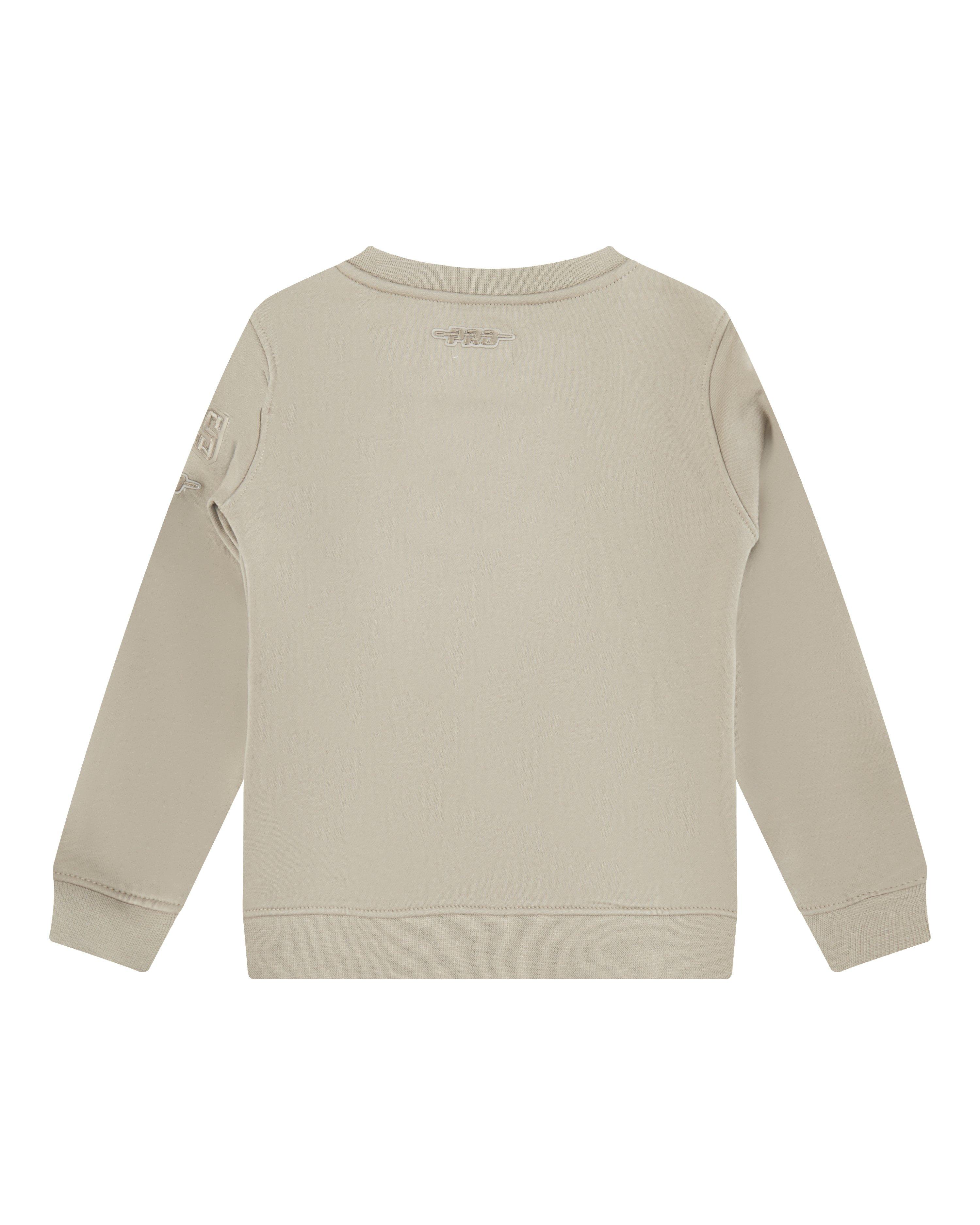 Pro Standard Toddler Boys' NBA Chicago Bulls Neutral Fleece Crewneck -Stone - STONE Thumbnail View 2