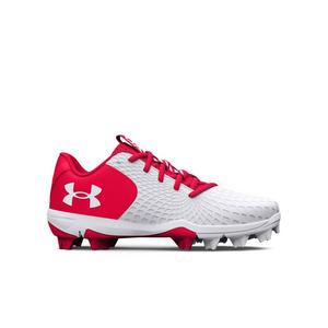 Red under deals armour softball cleats