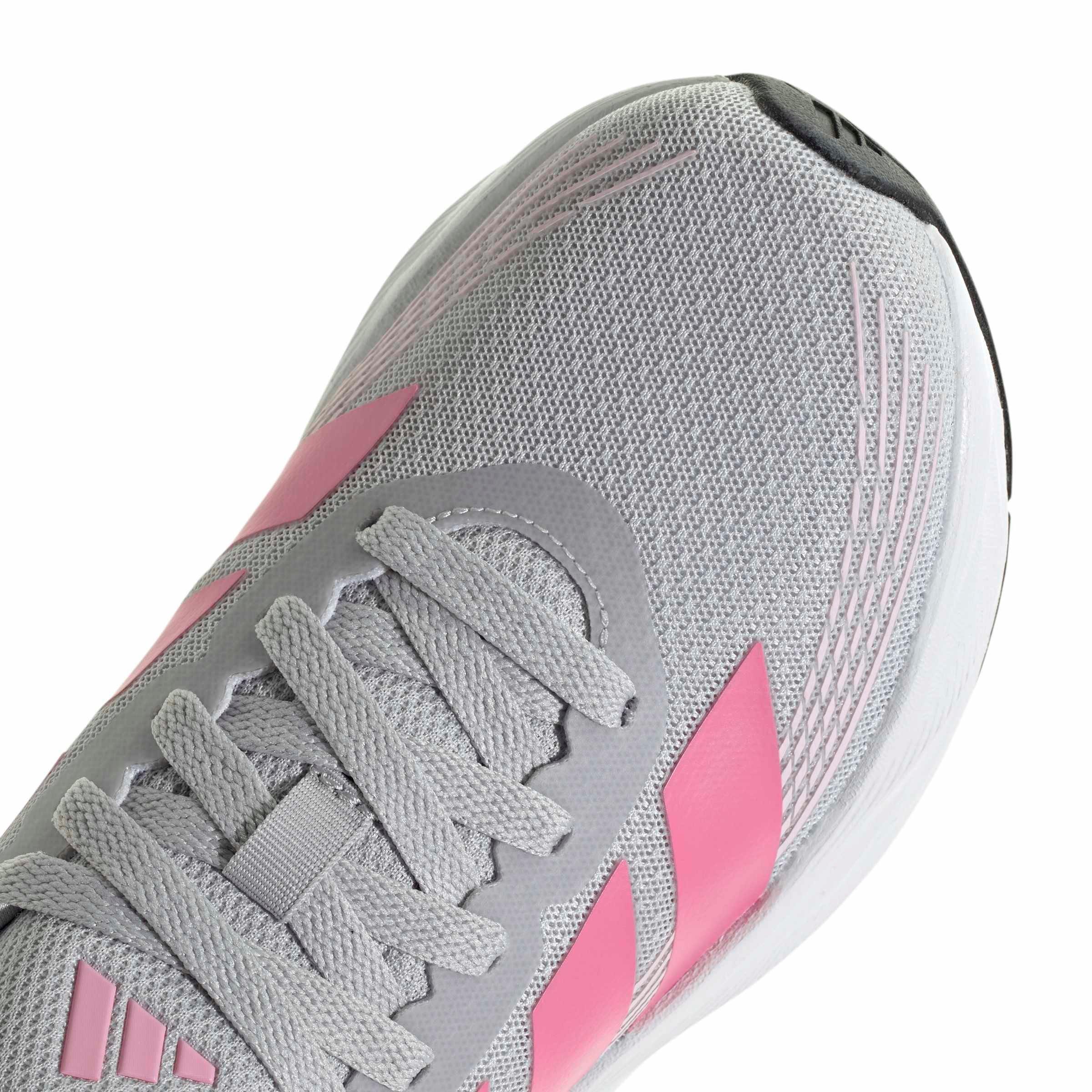 adidas Galaxy 8 "Lgh Solid Grey/Pink Fusion/Clear Pink" Grade School Girls' Running Shoe - GREY/PINK/PINK