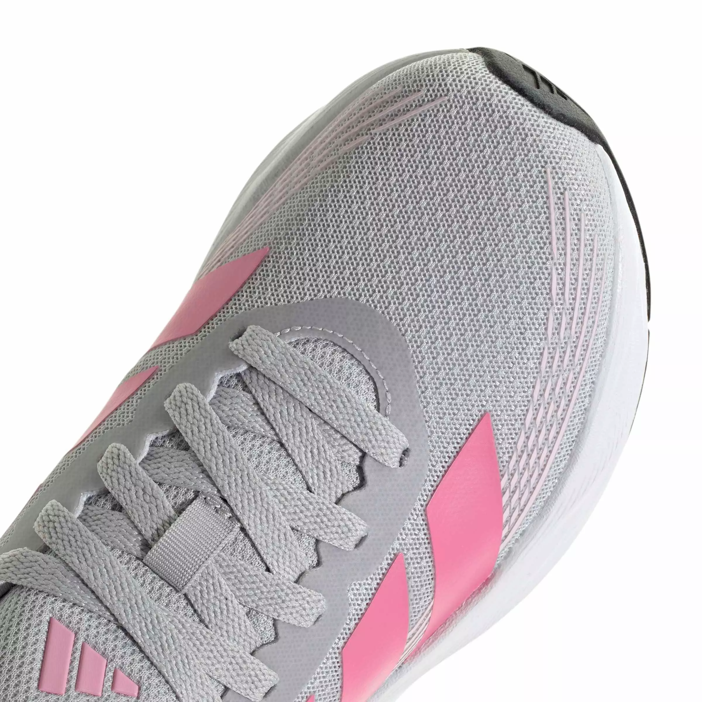 adidas Galaxy 8 "Lgh Solid Grey/Pink Fusion/Clear Pink" Grade School Girls' Running Shoe - GREY/PINK/PINK