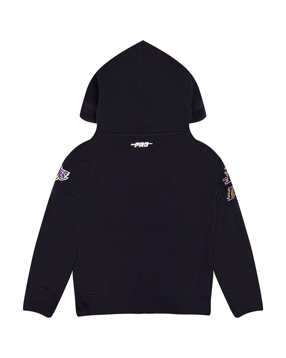 Pro Standard Toddler Boys' NBA Los Angeles Lakers Classic Fleece FZ Hoodie -Black - BLACK Thumbnail View 2