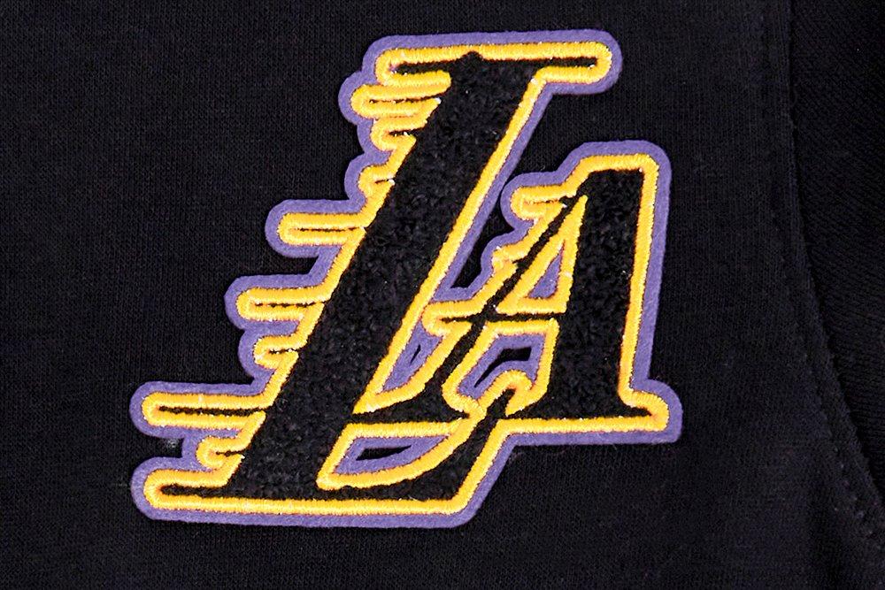 Pro Standard Toddler Boys' NBA Los Angeles Lakers Classic Fleece FZ Hoodie - Black - BLACK Thumbnail View 3