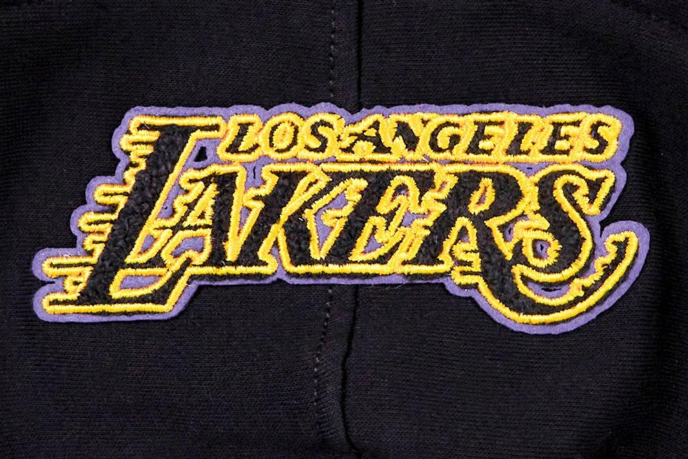 Pro Standard Toddler Boys' NBA Los Angeles Lakers Classic Fleece FZ Hoodie - Black - BLACK Thumbnail View 6