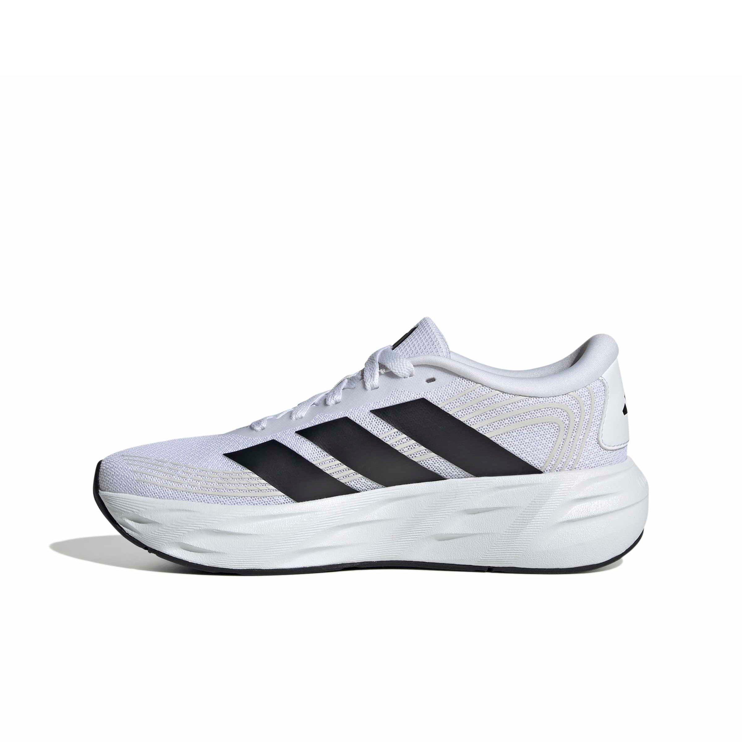 adidas Galaxy 8 "Ftwr White/Core Black/Dash Grey" Grade School Boys' Running Shoe - WHITE/BLACK/GREY