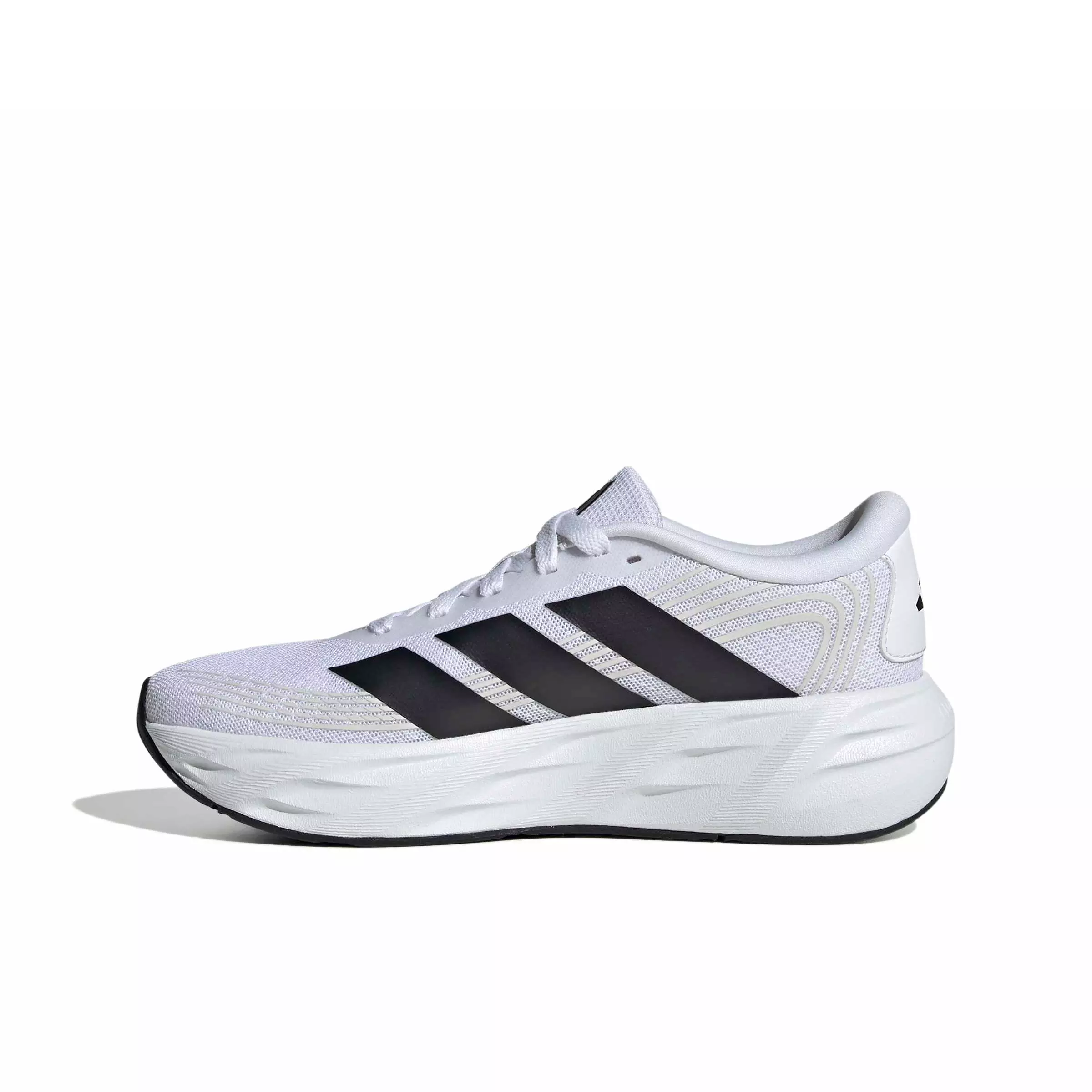 adidas Galaxy 8 "Ftwr White/Core Black/Dash Grey" Grade School Boys' Running Shoe - WHITE/BLACK/GREY