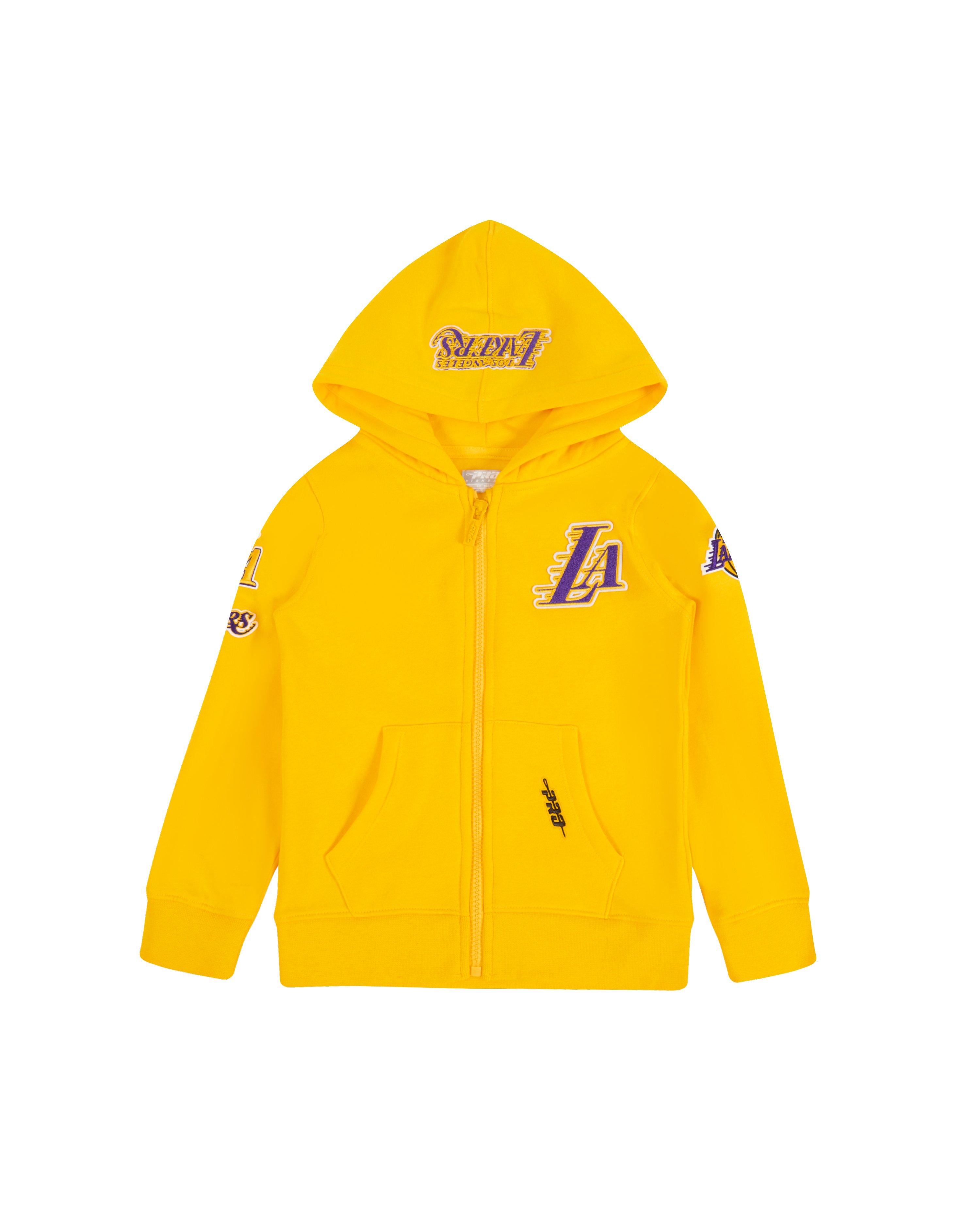 Pro Standard Toddler Boys' NBA Los Angeles Lakers Classic Fleece FZ Hoodie - Yellow - YELLOW Thumbnail View 1