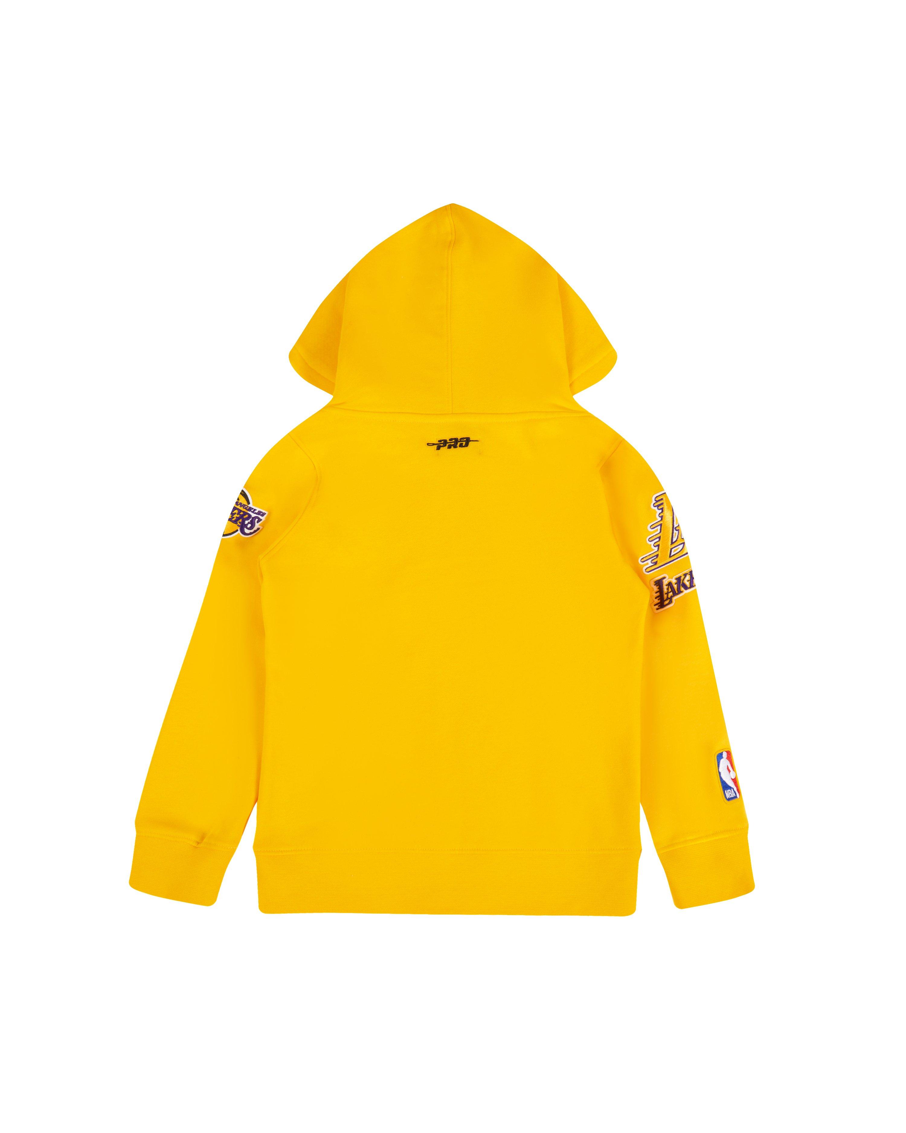 Pro Standard Toddler Boys' NBA Los Angeles Lakers Classic Fleece FZ Hoodie - Yellow - YELLOW Thumbnail View 2