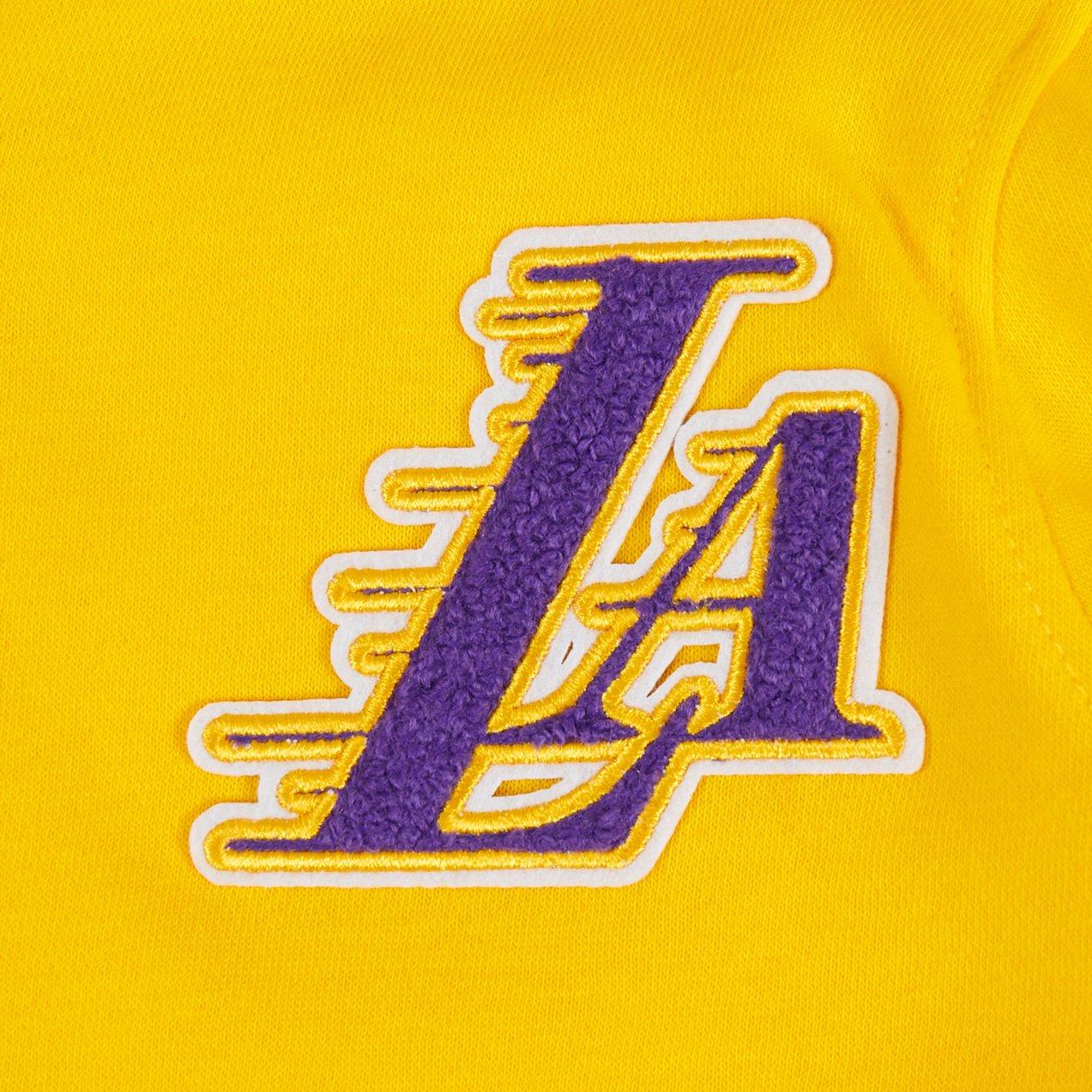 Pro Standard Toddler Boys' NBA Los Angeles Lakers Classic Fleece FZ Hoodie -Yellow - YELLOW Thumbnail View 3