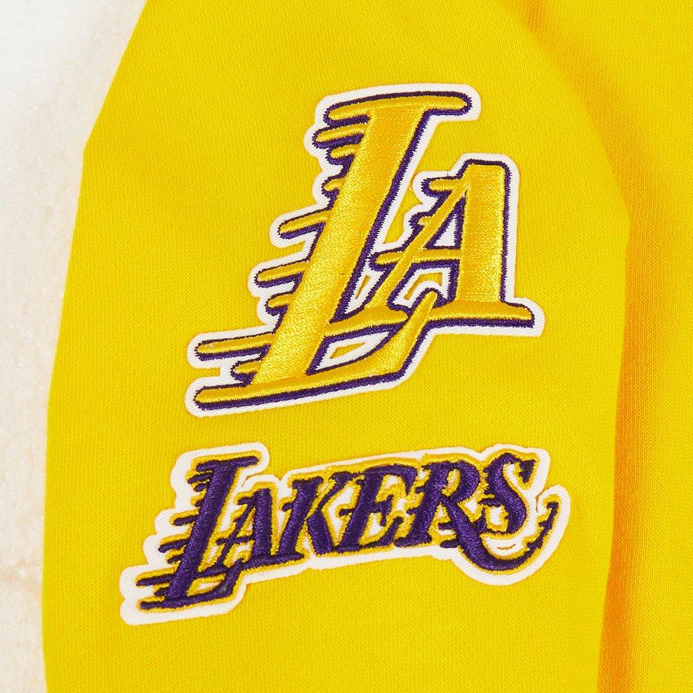Pro Standard Toddler Boys' NBA Los Angeles Lakers Classic Fleece FZ Hoodie - Yellow - YELLOW Thumbnail View 6