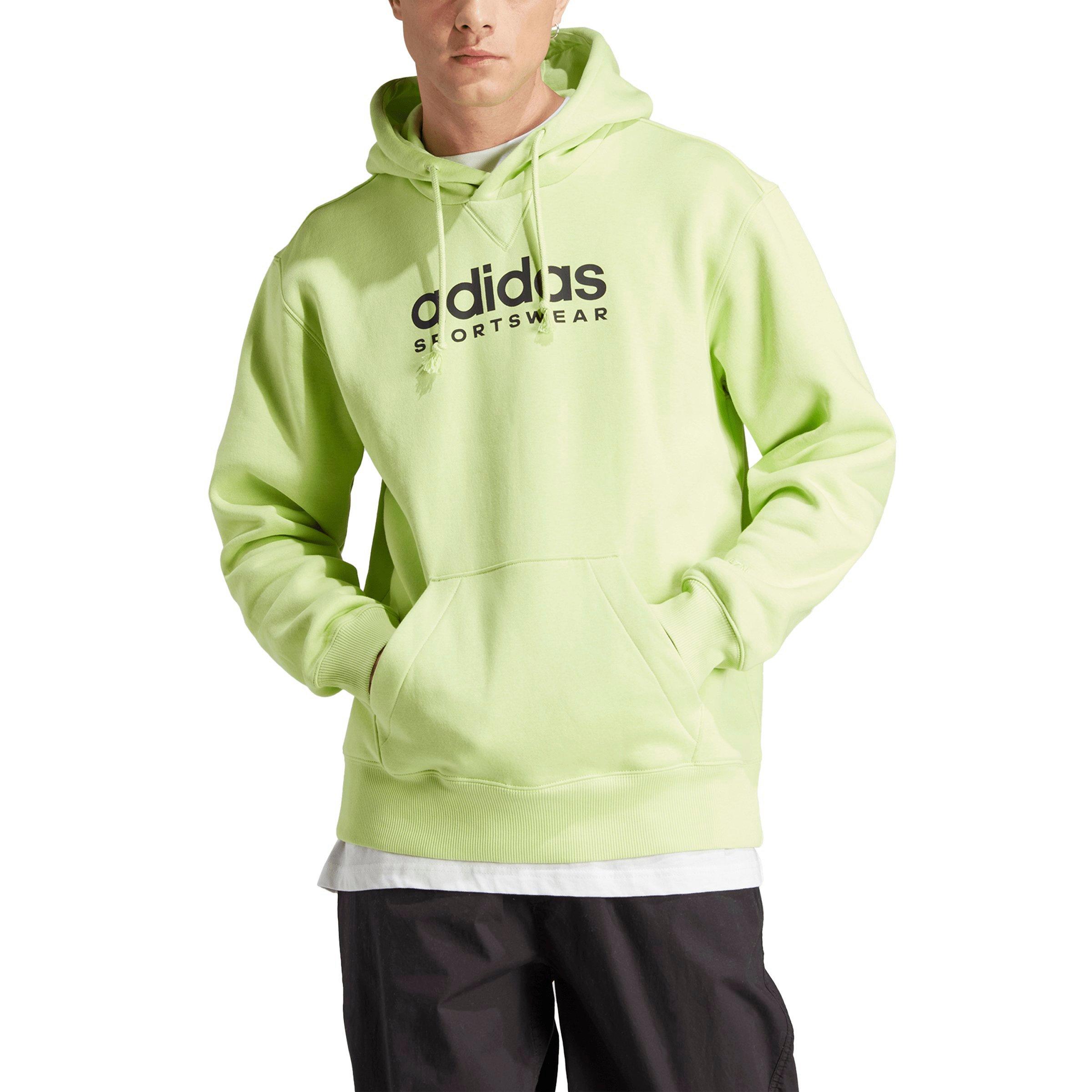 Neon green 2025 hoodie adidas