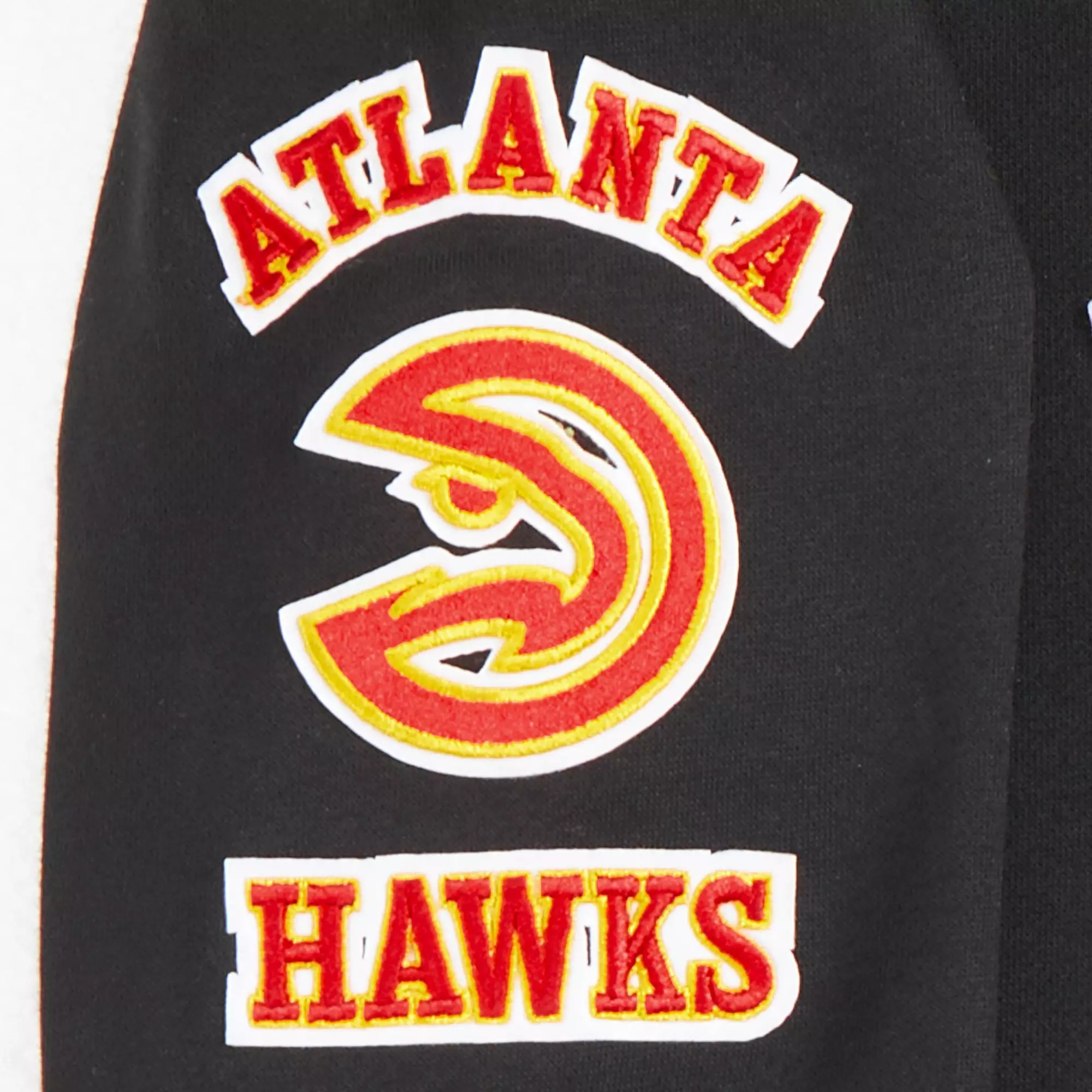 Pro Standard Toddler Boys' NBA Atlanta Hawks Retro Classic Rib Fleece PO Hoodie - Black/Red - BLACK/RED