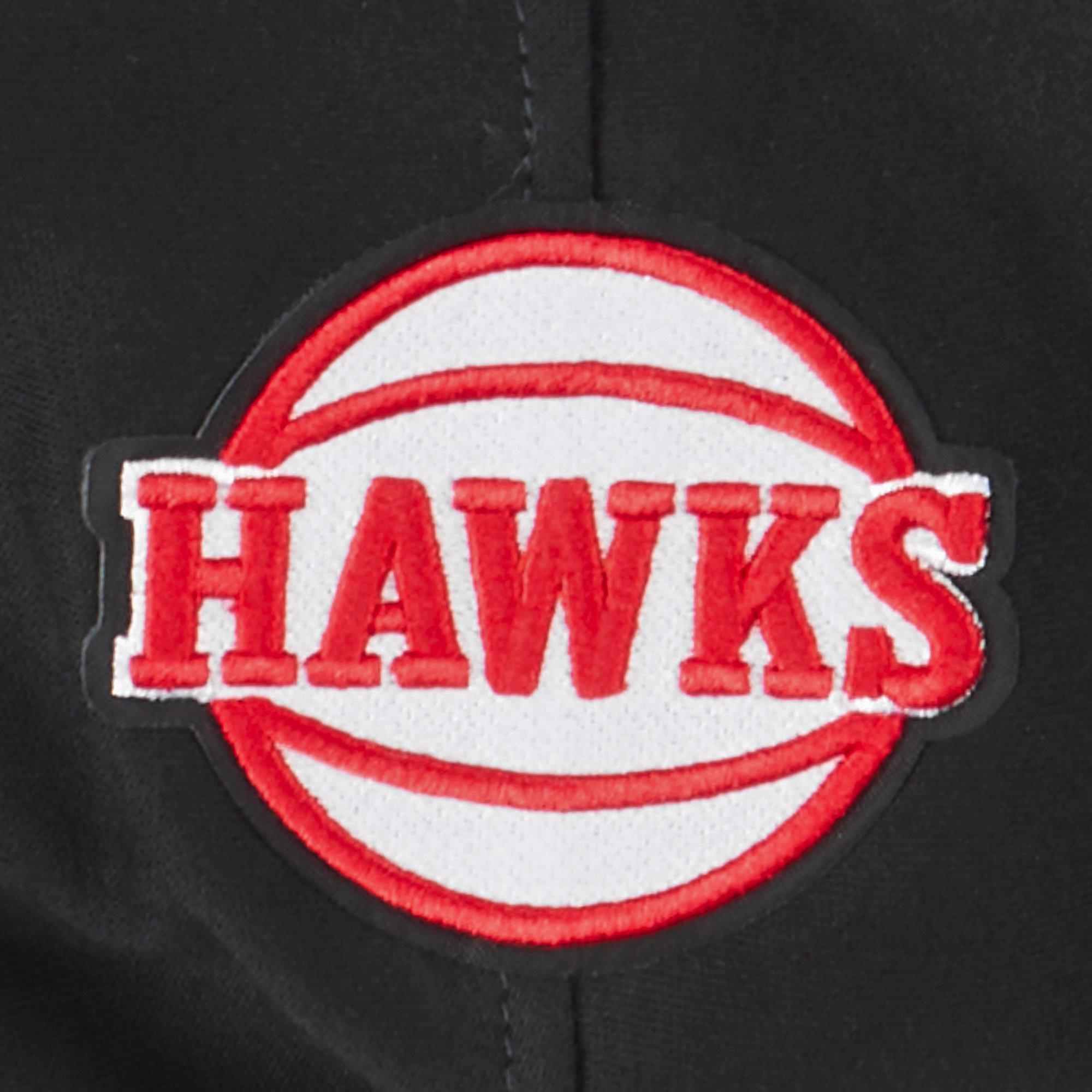 Pro Standard Toddler Boys' NBA Atlanta Hawks Retro Classic Rib Fleece PO Hoodie - Black/Red - BLACK/RED Thumbnail View 6