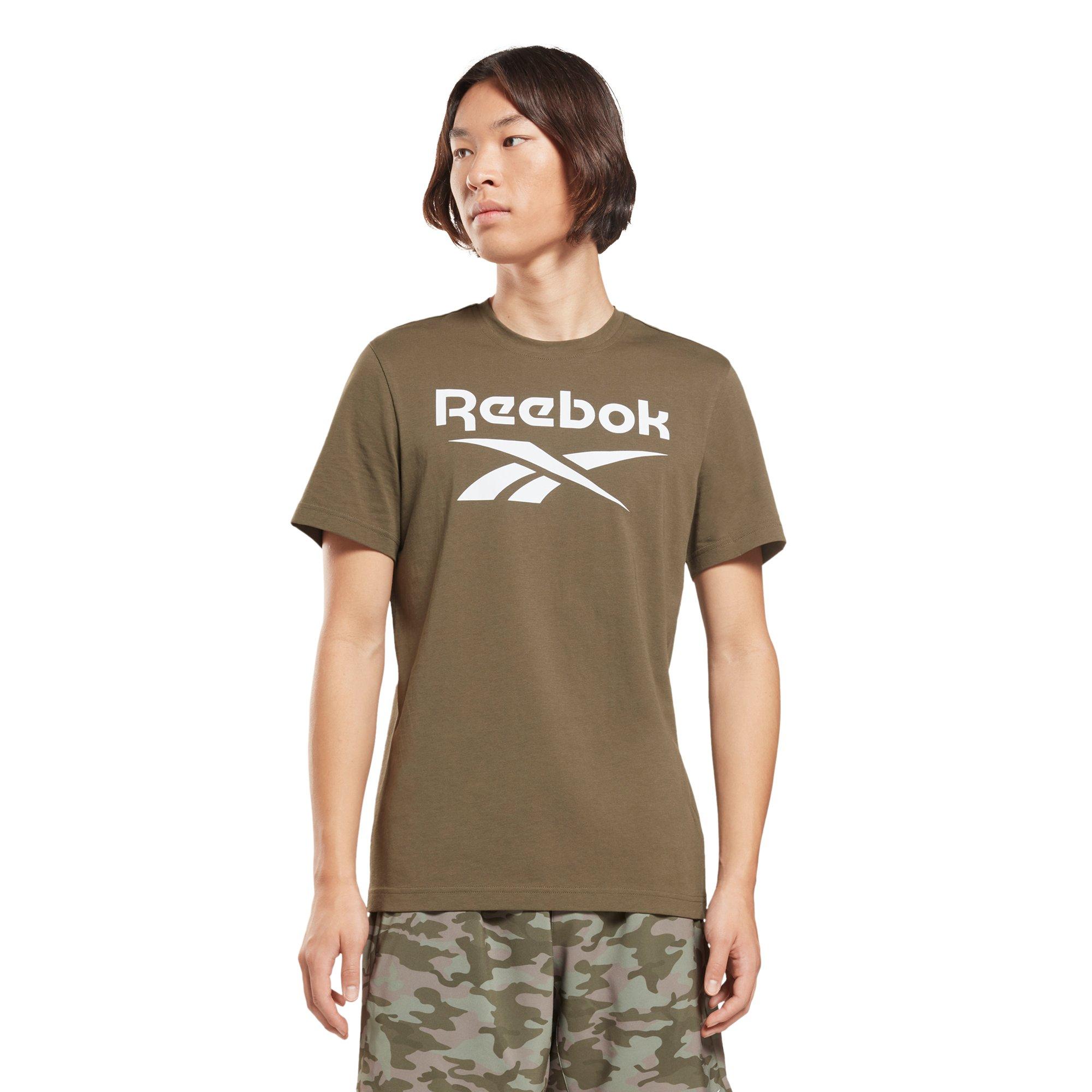 Reebok Men's Identity Big Logo Tee - Green - GREEN Thumbnail View 1