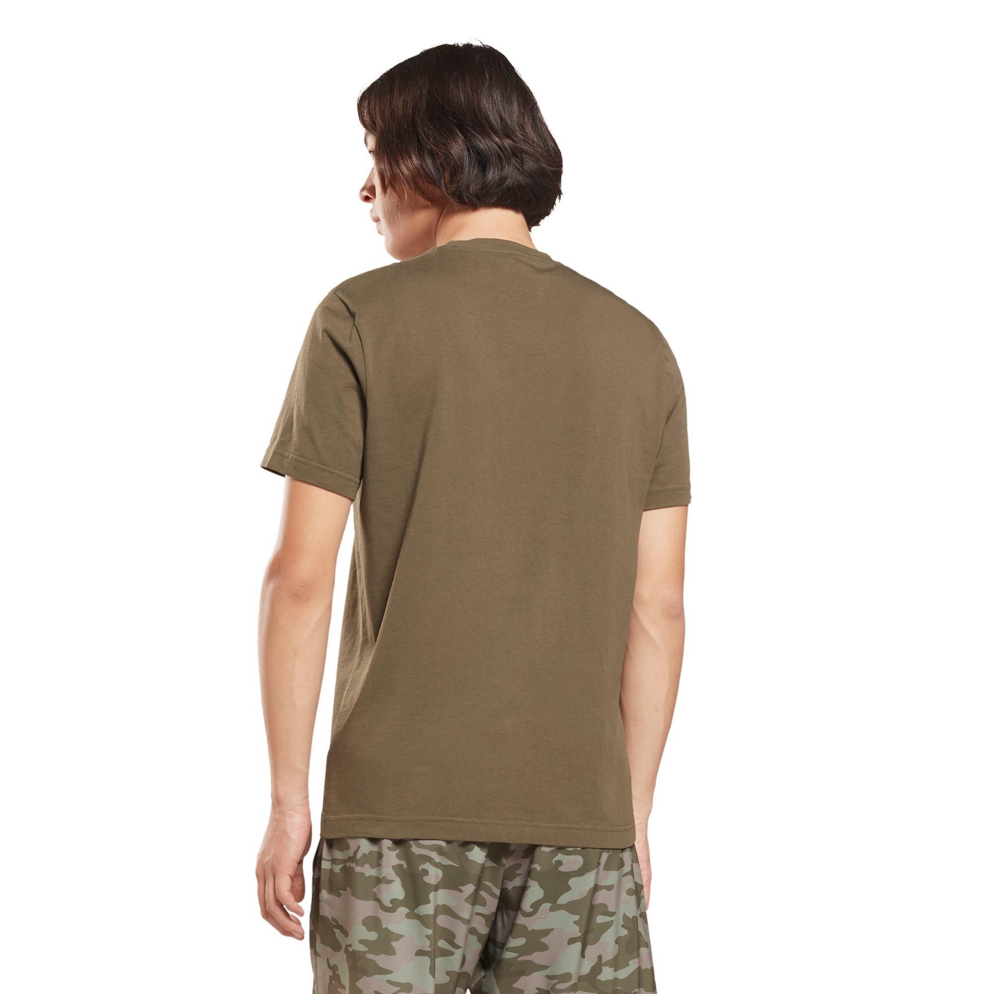 Reebok Men's Identity Big Logo Tee - Green - GREEN Thumbnail View 2