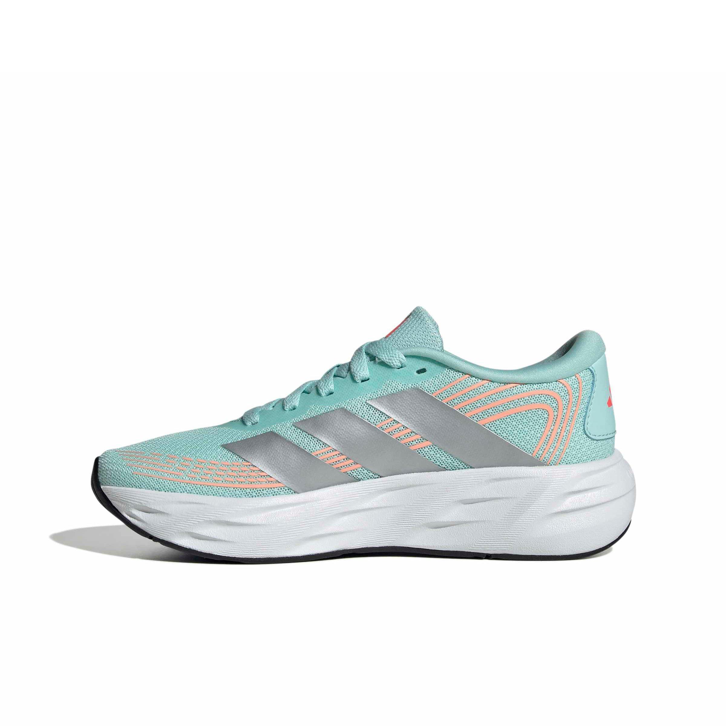 adidas Galaxy 8 "Semi Flash Aqua/Tech Grey Metallic/Frozen Turbo" Grade School Boys' Running Shoe - AQUA/GREY/TURBO