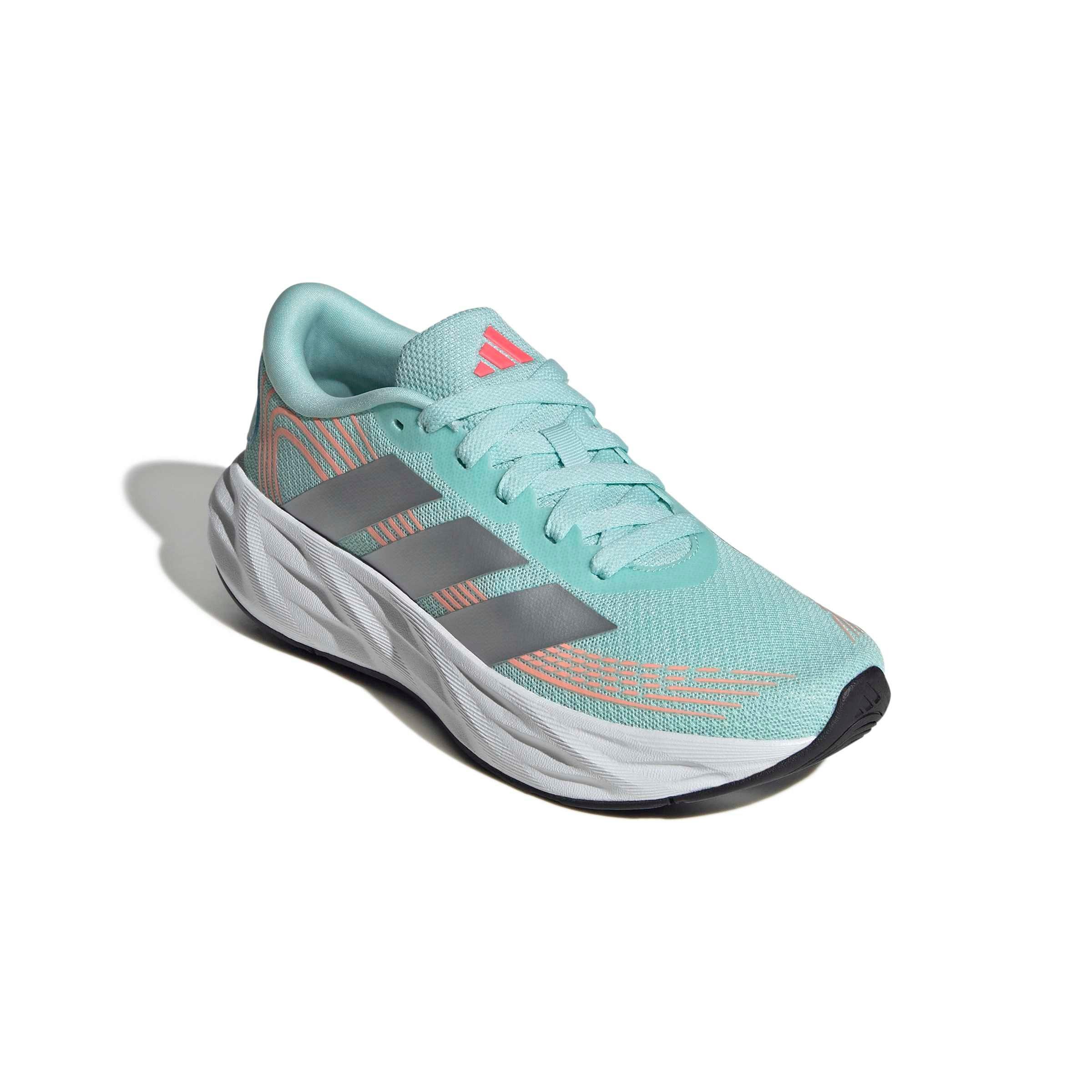 adidas Galaxy 8 "Semi Flash Aqua/Tech Grey Metallic/Frozen Turbo" Grade School Boys' Running Shoe - AQUA/GREY/TURBO