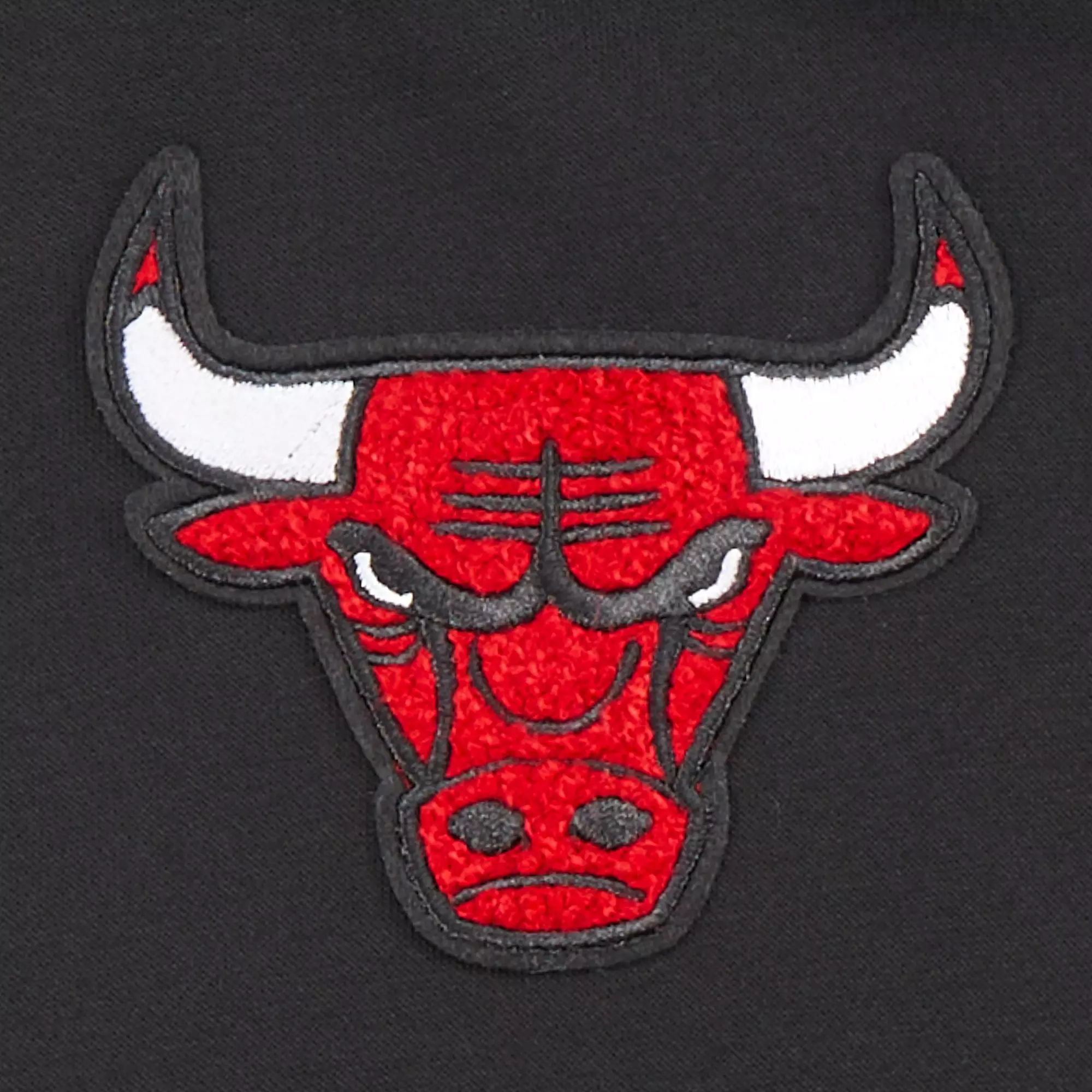 Pro Standard Toddler Boys' NBA Chicago Bulls Retro Classic Rib Fleece PO Hoodie -Black/Red - BLACK/RED