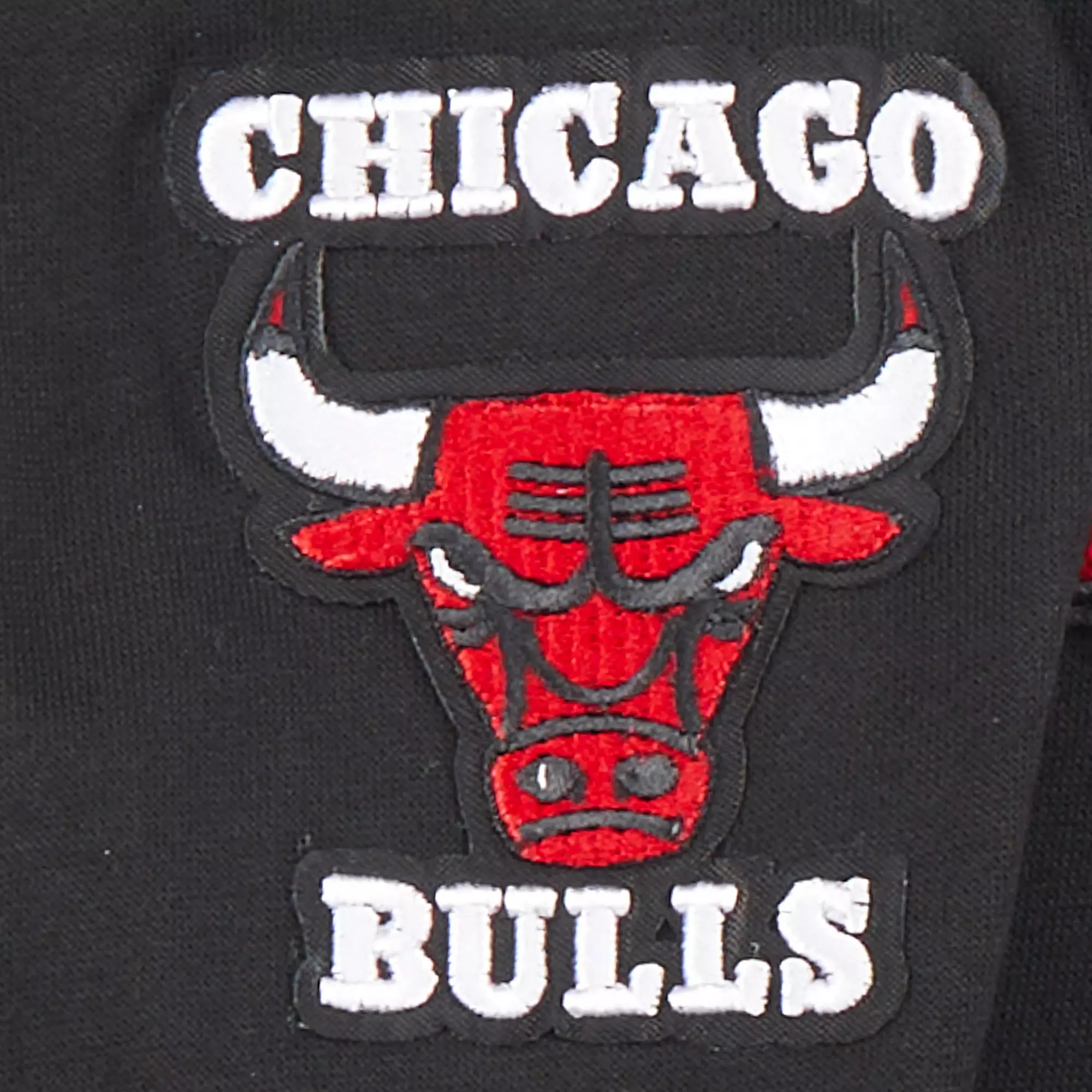 Pro Standard Toddler Boys' NBA Chicago Bulls Retro Classic Rib Fleece PO Hoodie -Black/Red - BLACK/RED