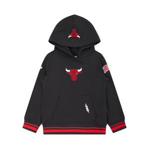 Pro Standard Toddler Boys' NBA Chicago Bulls Retro Classic Rib Fleece PO Hoodie -Black/Red