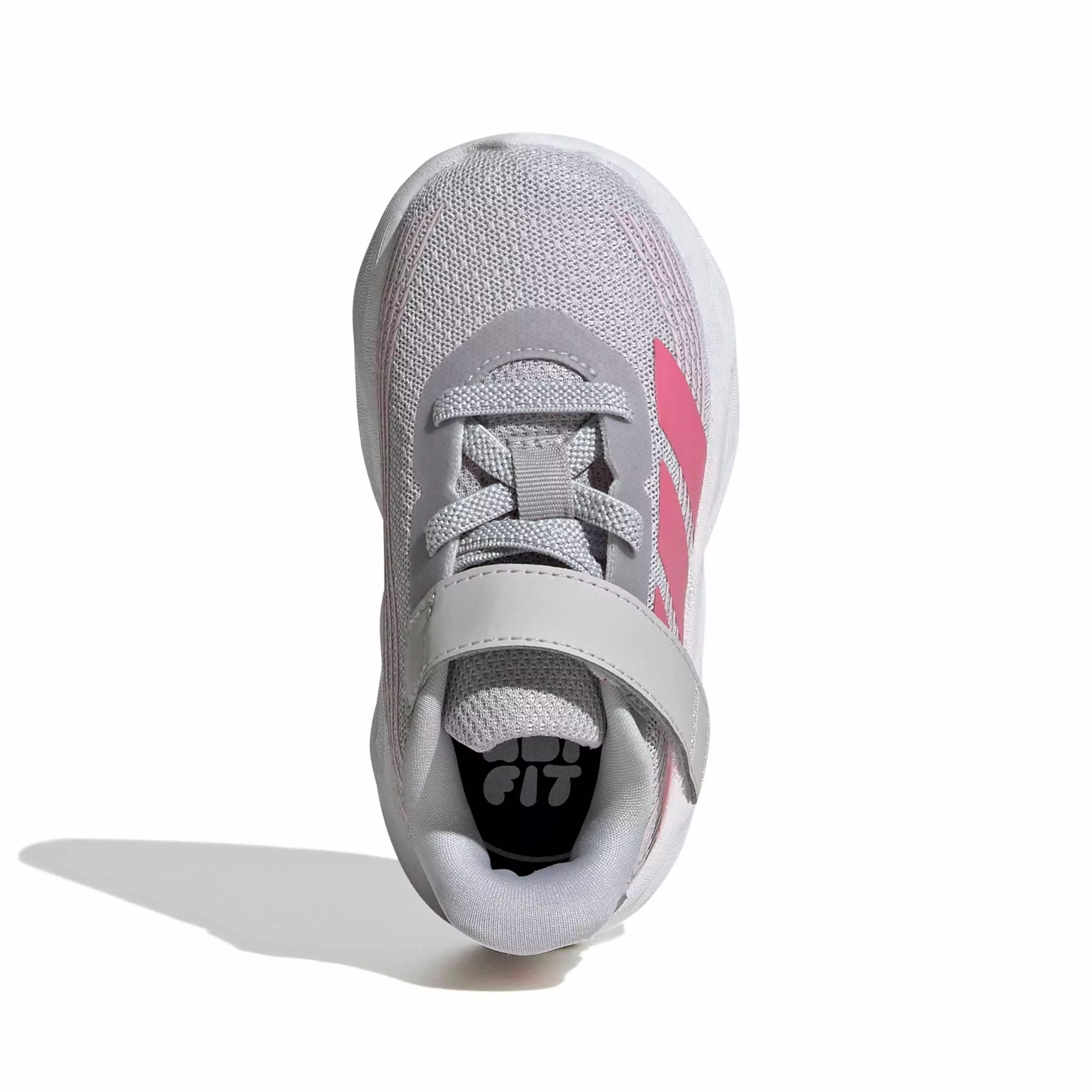 adidas Galaxy 8 "Lgh Solid Grey/Pink Fusion/Clear Pink" Infant Girls' Running Shoe - GREY/PINK/PINK