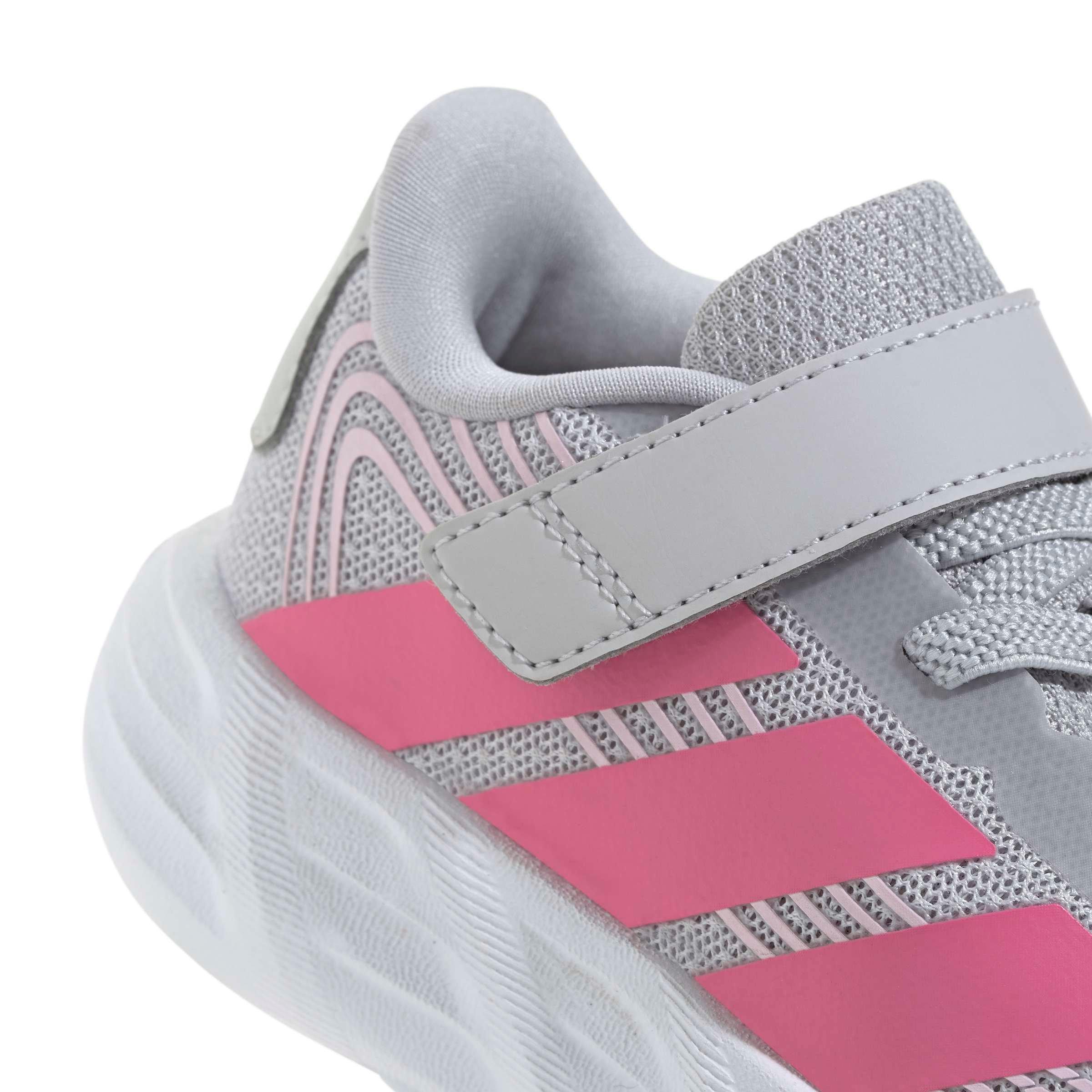 adidas Galaxy 8 "Lgh Solid Grey/Pink Fusion/Clear Pink" Infant Girls' Running Shoe - GREY/PINK/PINK