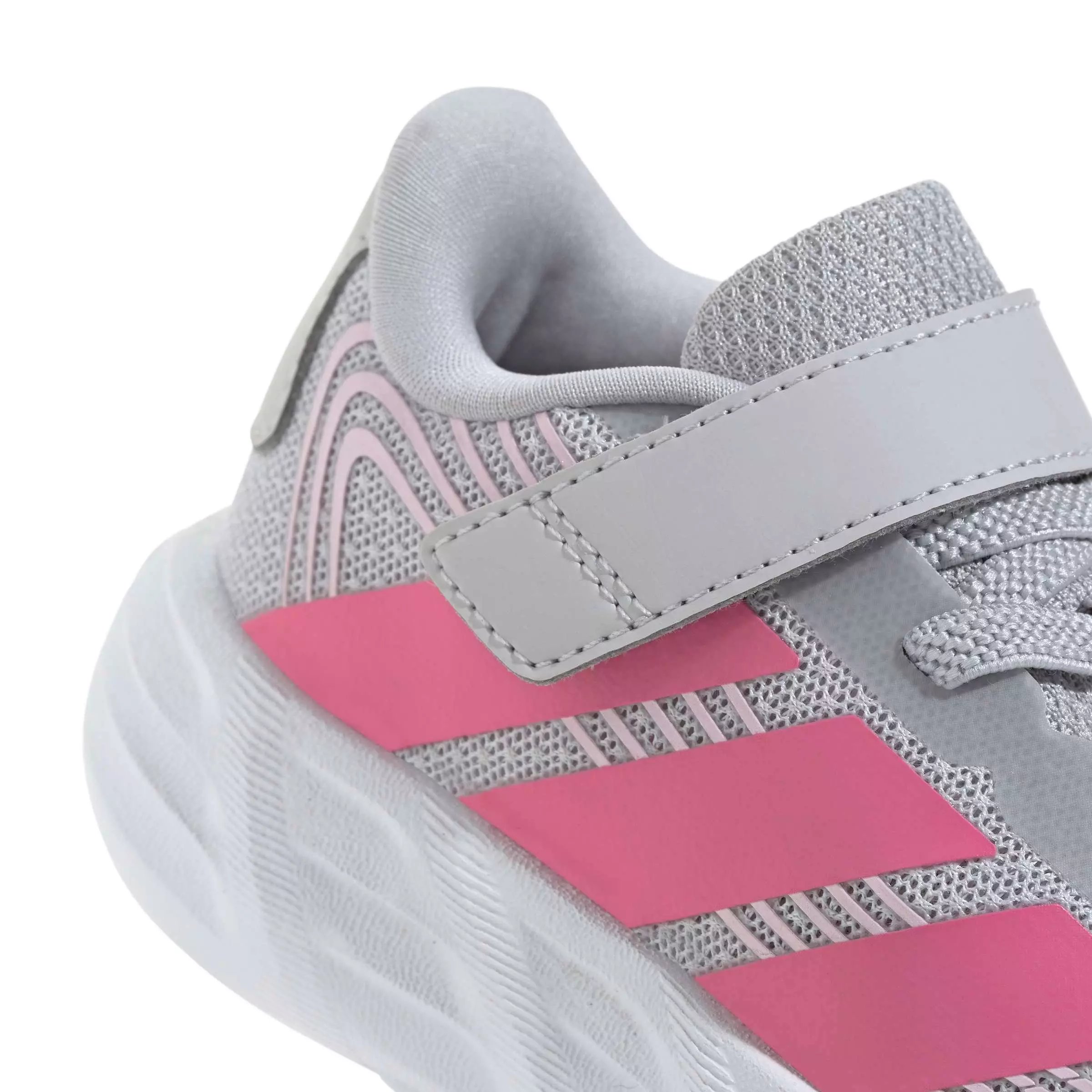 adidas Galaxy 8 "Lgh Solid Grey/Pink Fusion/Clear Pink" Infant Girls' Running Shoe - GREY/PINK/PINK