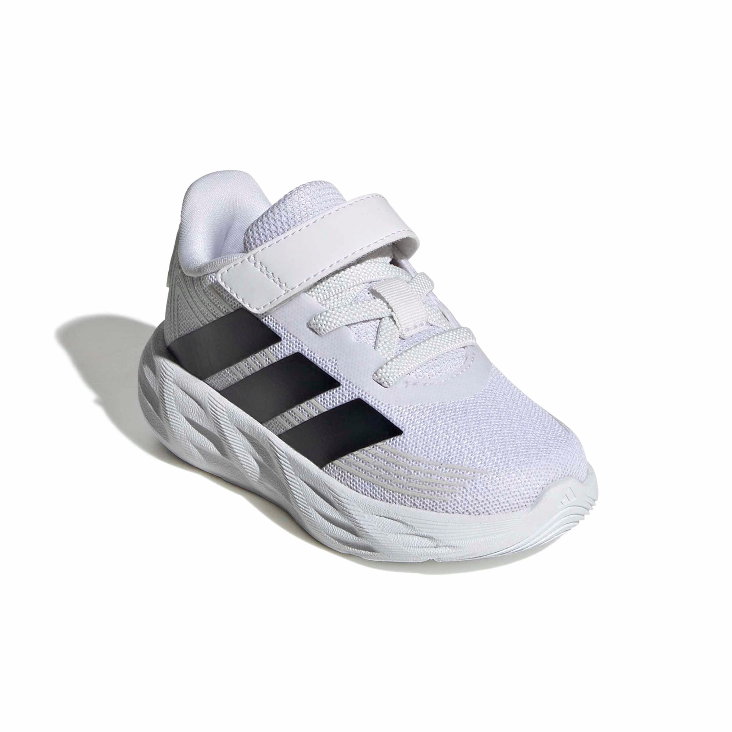 adidas Galaxy 8 "Ftwr White/Core Black/Dash Grey" Infant Boys' Running Shoe - WHITE/BLACK/GREY