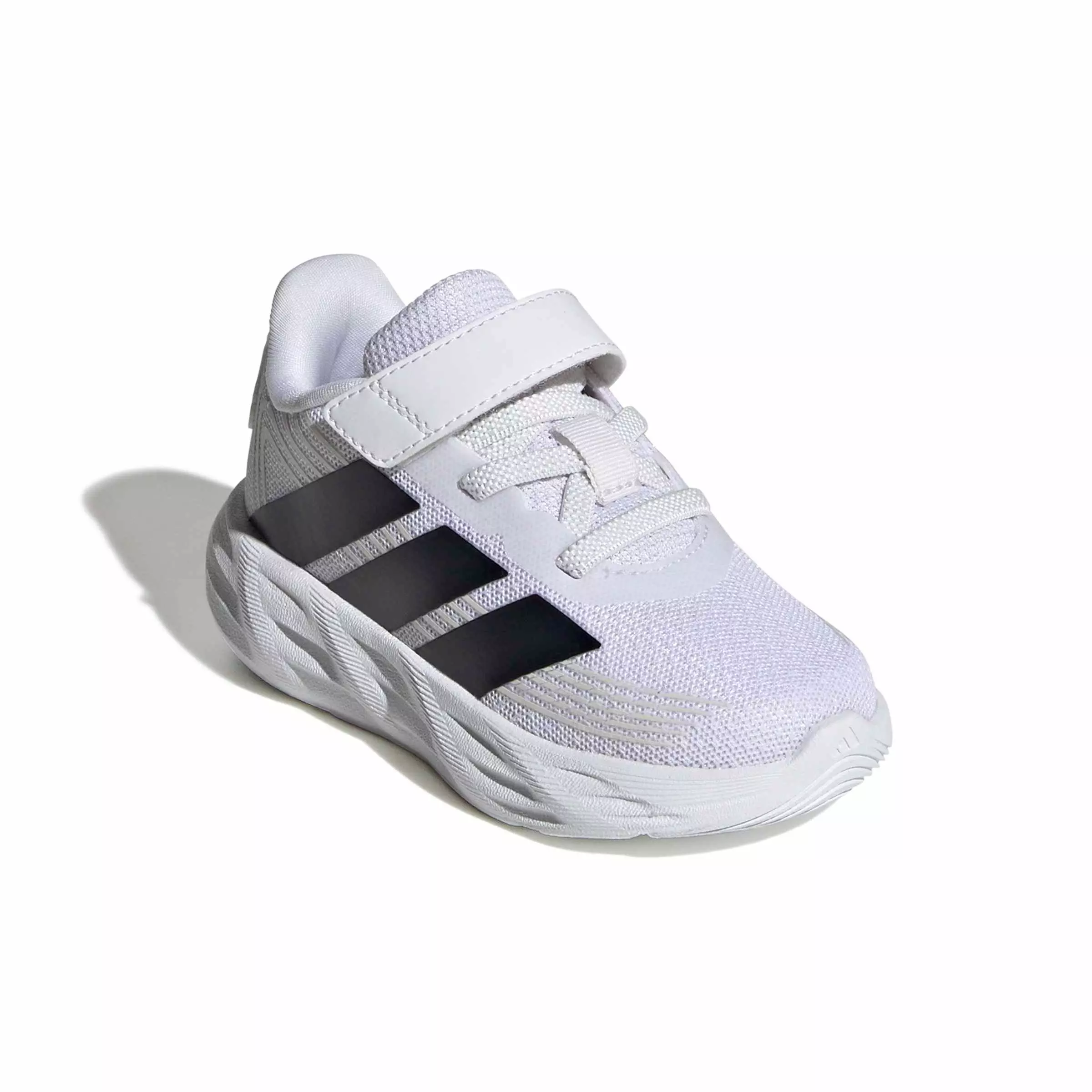 adidas Galaxy 8 "Ftwr White/Core Black/Dash Grey" Infant Boys' Running Shoe - WHITE/BLACK/GREY