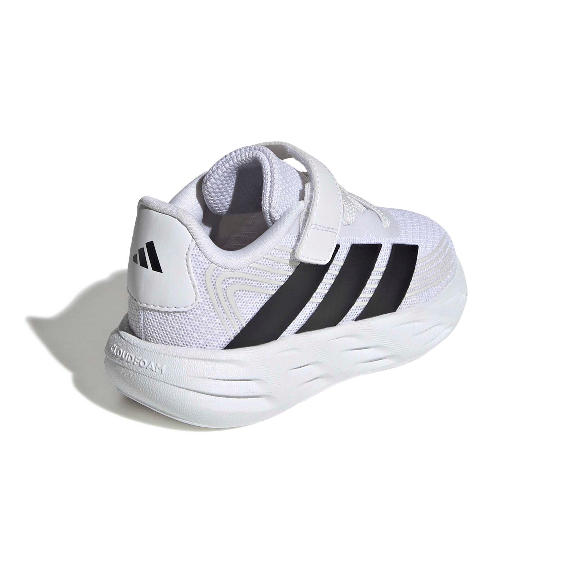 adidas Galaxy 8 "Ftwr White/Core Black/Dash Grey" Infant Boys' Running Shoe - WHITE/BLACK/GREY