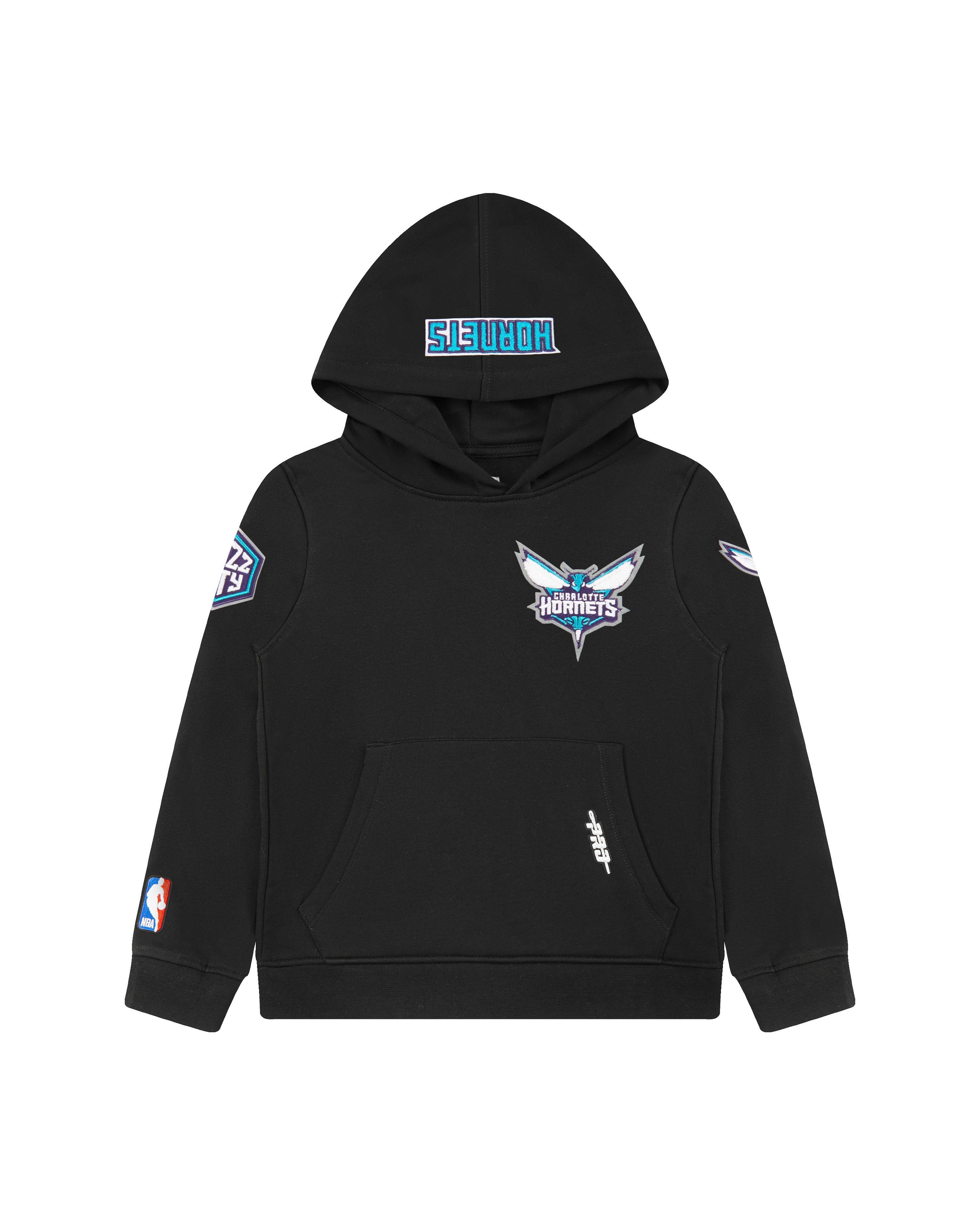 Pro Standard Toddler Boys' NBA Charlotte Hornets Classic Fleece PO Hoodie -Black - BLACK Thumbnail View 1