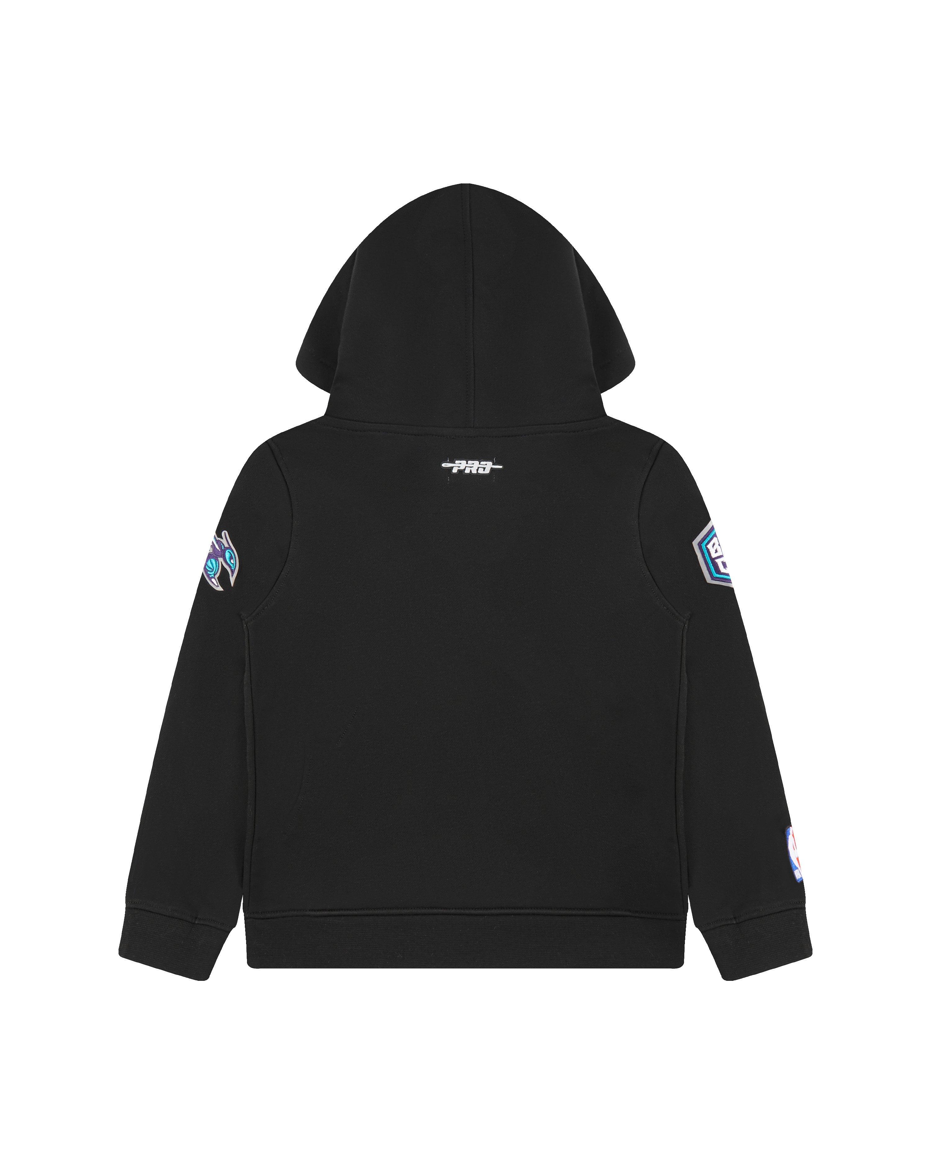 Pro Standard Toddler Boys' NBA Charlotte Hornets Classic Fleece PO Hoodie -Black - BLACK Thumbnail View 2