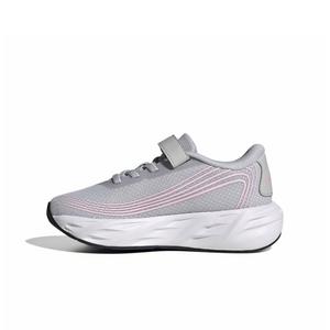 adidas Galaxy 8 EL C "Lgh Solid Grey/Pink Fusion/Clear Pink" Preschool Girls' Running Shoe - GREY/PINK/PINK